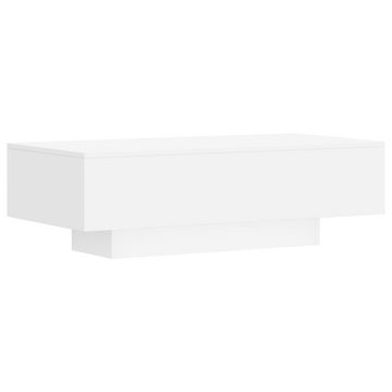 furnicato Couchtisch Weiß 100x49,5x31 cm Holzwerkstoff