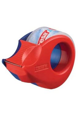 tesa Klebeband Klebefilmabroller Mini-Abroller rot/blau (Packung, 1-St., 1 Stück) Rot/Blau