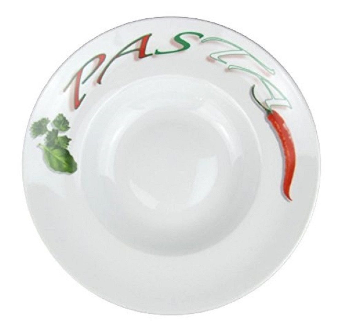 Retsch Arzberg Pastateller mit Dekor Ø 30cm inkl. Pastalöffel Set, (2 St), Spülmaschinengeeignet, Mikrowellengeeignet – Bild 4 von 5