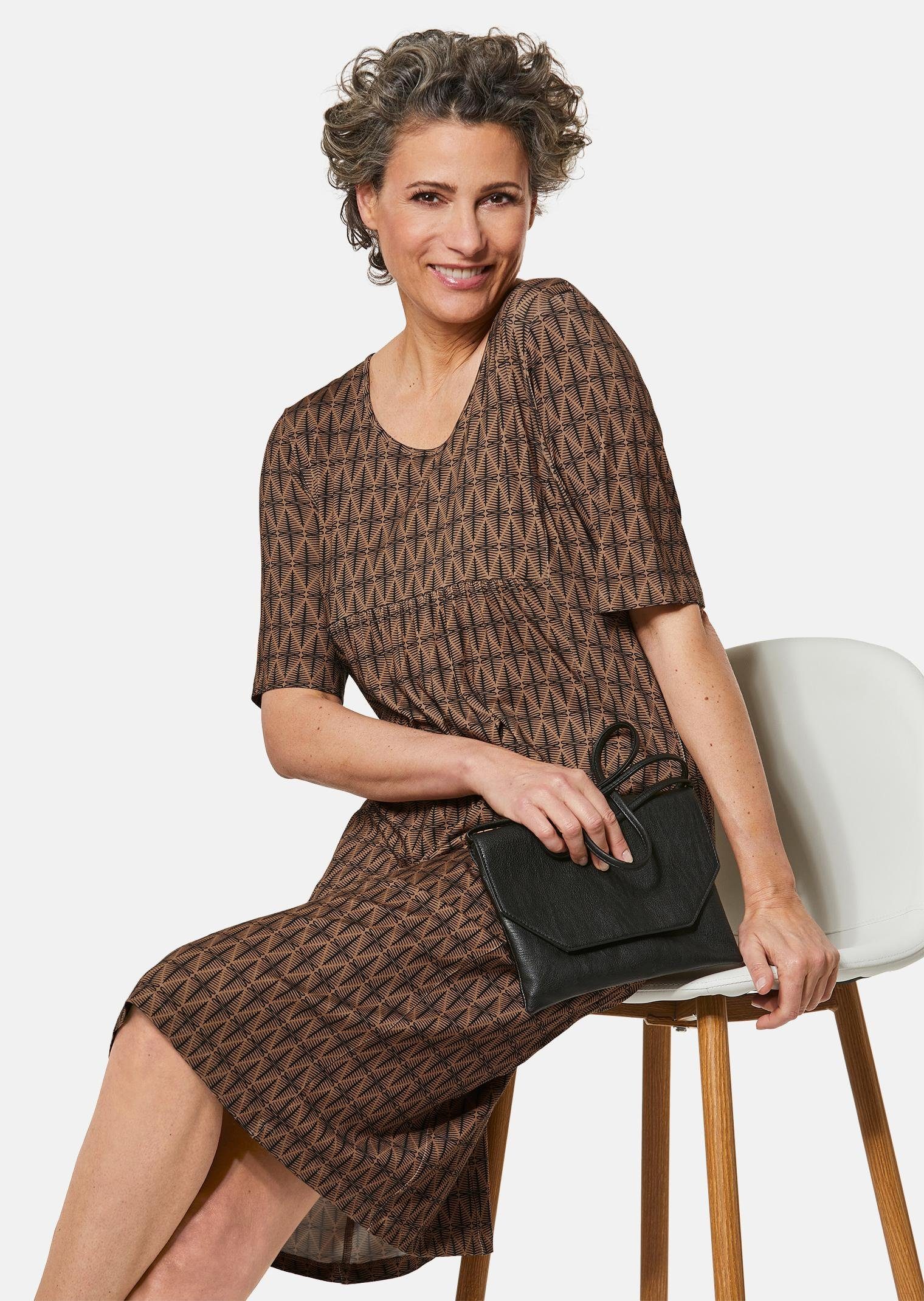 GOLDNER Druckkleid Elastisches Jerseykleid mit modischem Druck