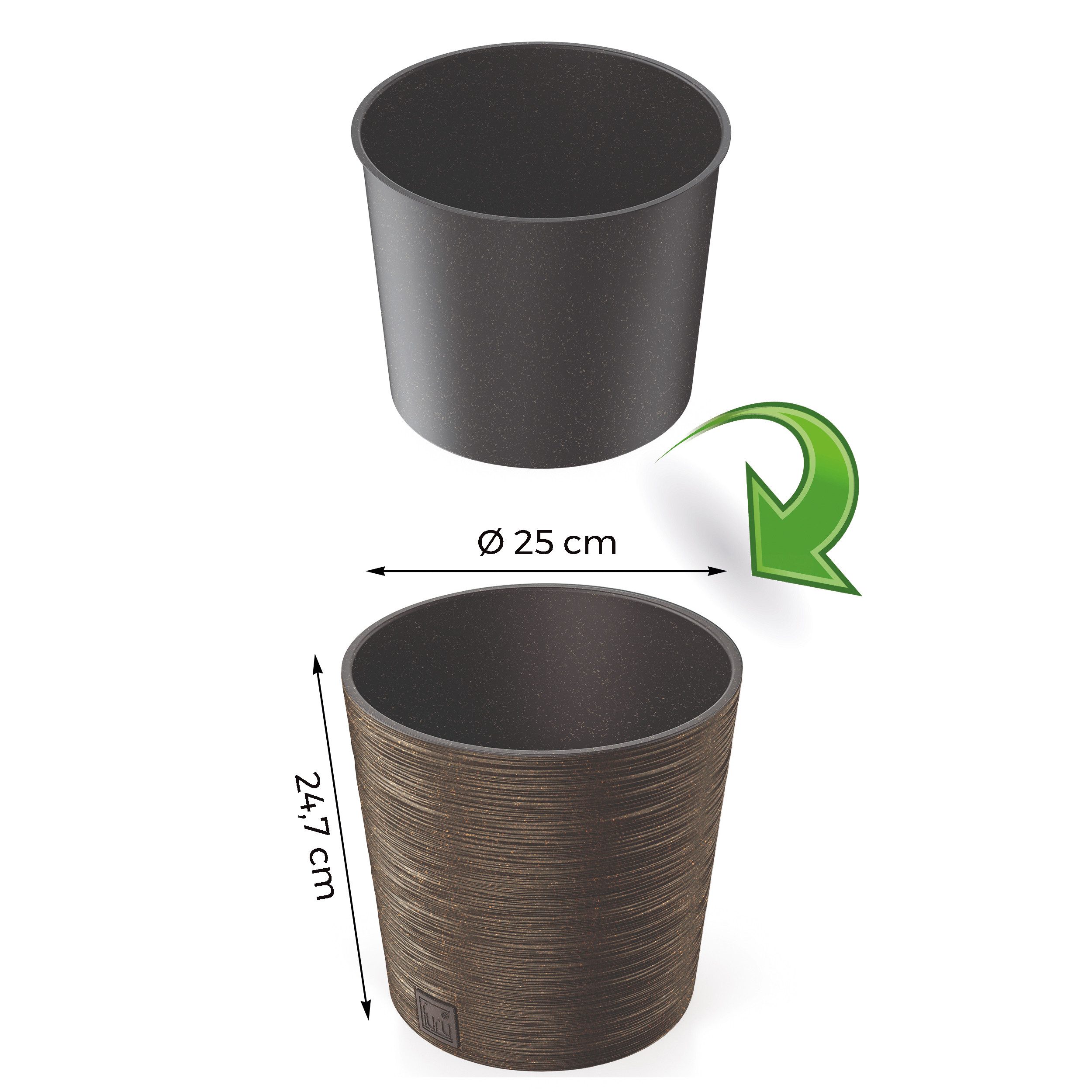 Annastore Pflanzkübel Blumentopf - Blumenübertopf für günstig online kaufen