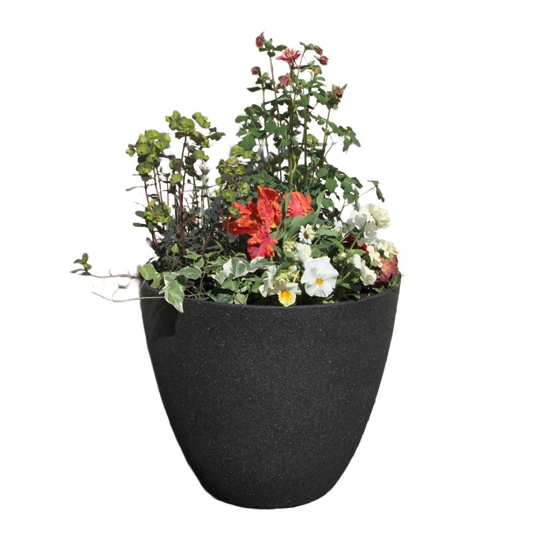 Gartenpirat Pflanzkübel Pflanztopf rund aus Kunststoff Pflanzkübel für den Garten Blumentopf