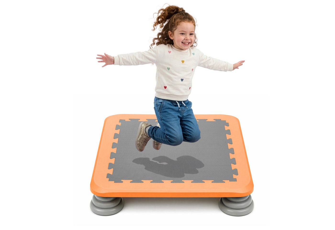 Youyijia Kindertrampolin Trampolin für Kinder – Mini Trampolin mit Rutschfester Oberfläche