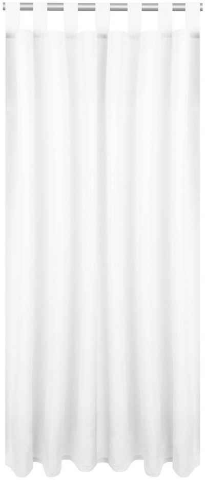 Vorhang, Bestlivings, Schlaufen (1 St), Blickdichte Gardine Fertiggardine mit Schlaufen, Schlaufenschal in versch. Größen und Farben verfügbar
