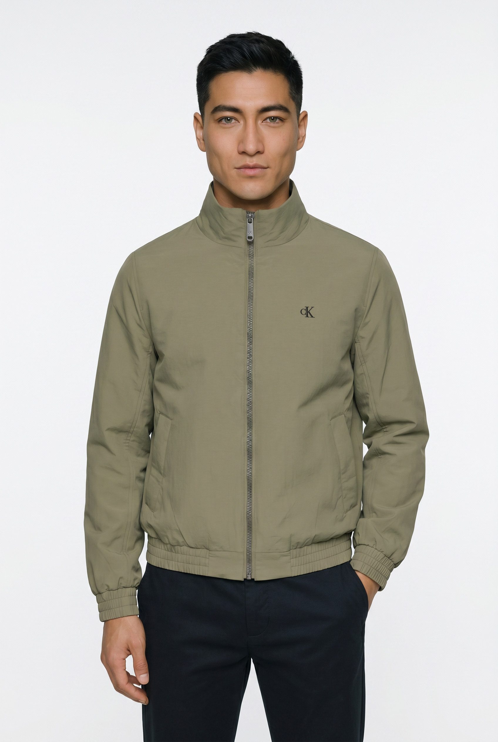Calvin Klein Jeans Blouson Stehkragen, 2-Wege-Zipper, Regular Fit, wattiert