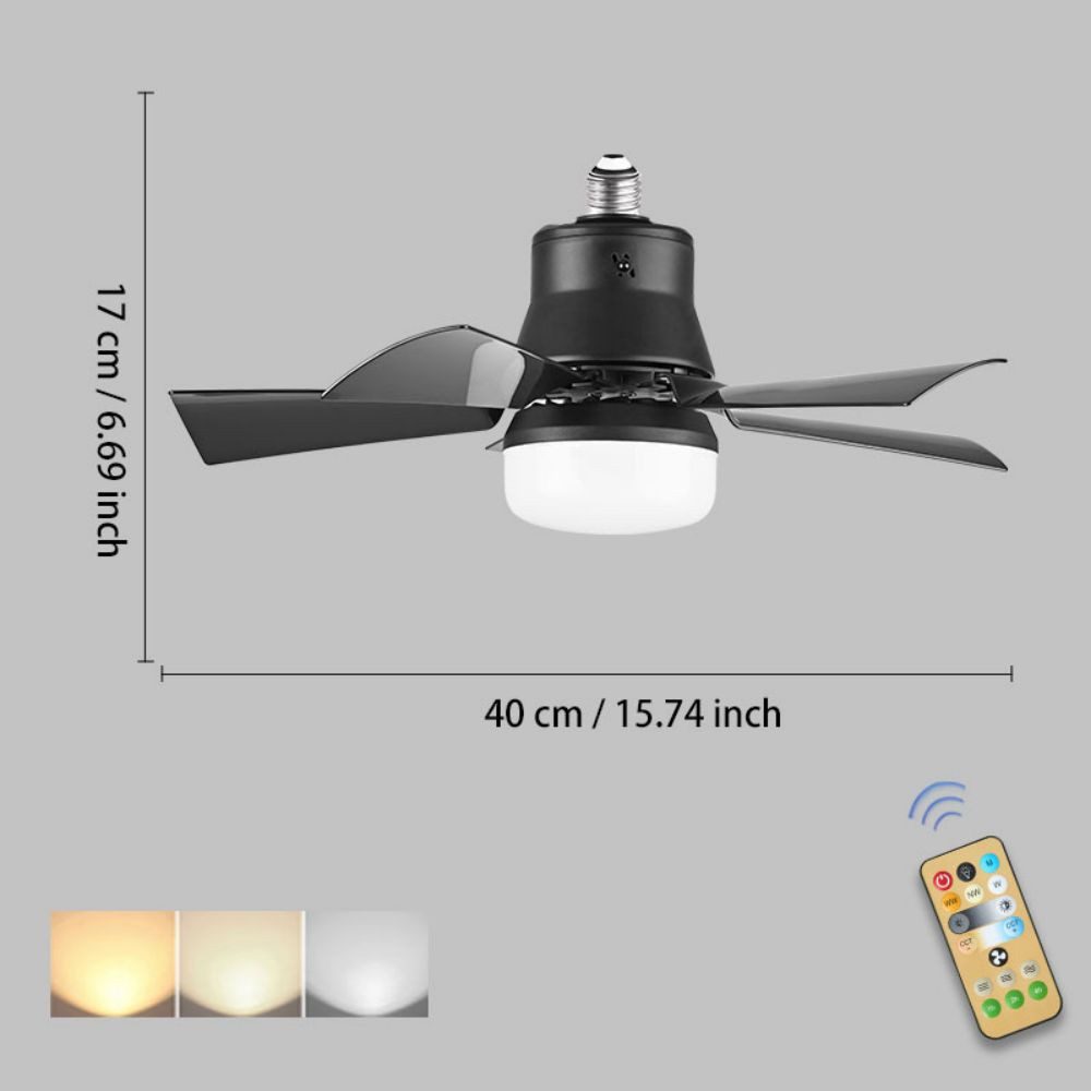 QUBEBU LED Deckenleuchte Deckenventilator LED Deckenleuchte günstig online kaufen