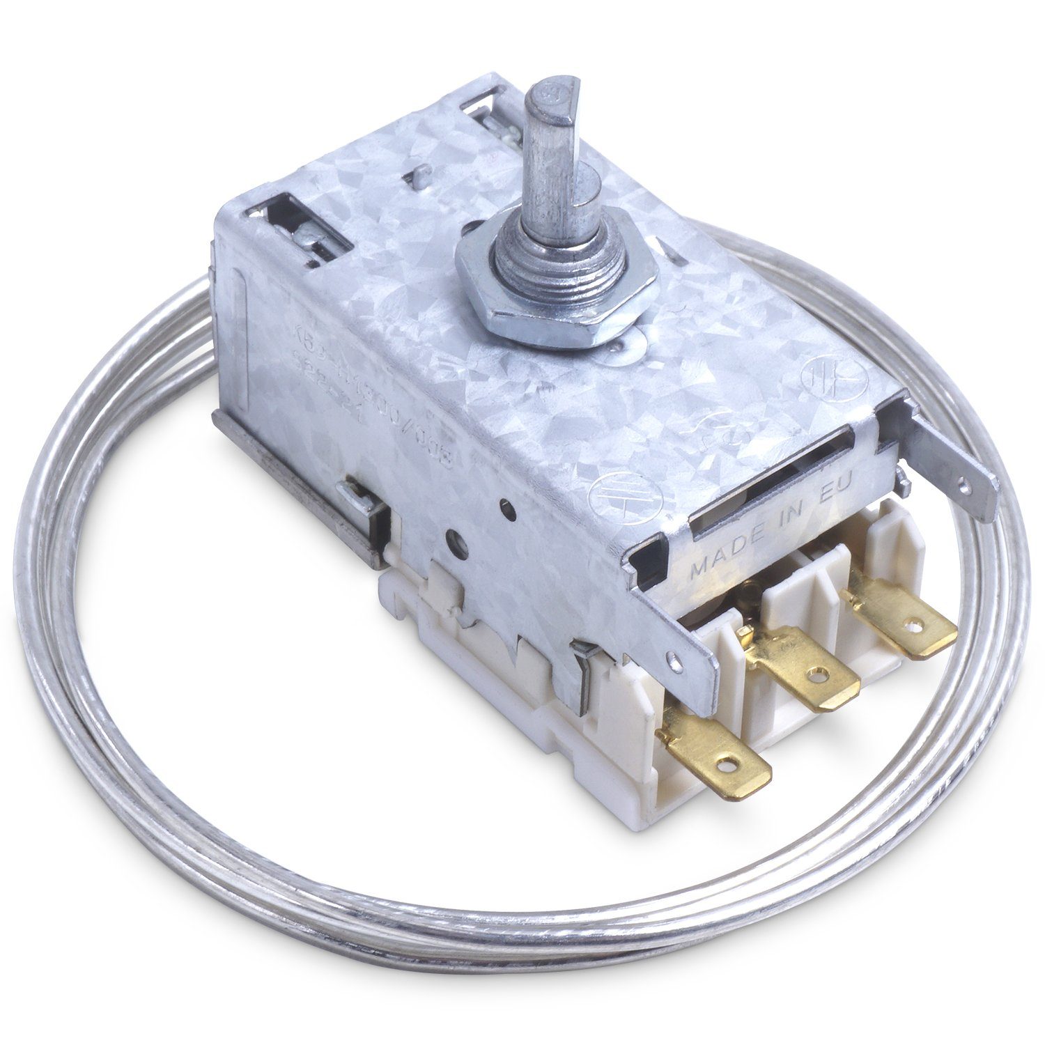 VIOKS Thermodetektor Thermostat Ersatz für LIEBHERR 6151086, Ranco K59-H1300 ohne Kapillarrohrschutzschlauch für Kühlschrank