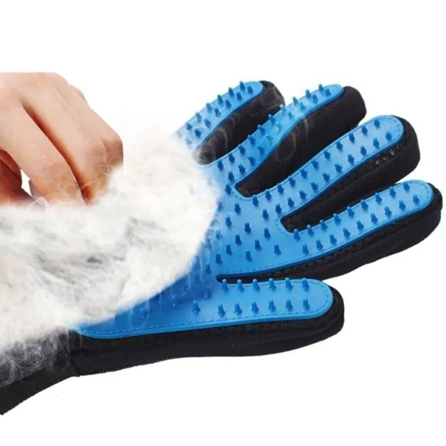 Jungengel Textilien Hundehandtuch Rechtshändiger Handschuh zur Fellpflege für Katzen und Hunde