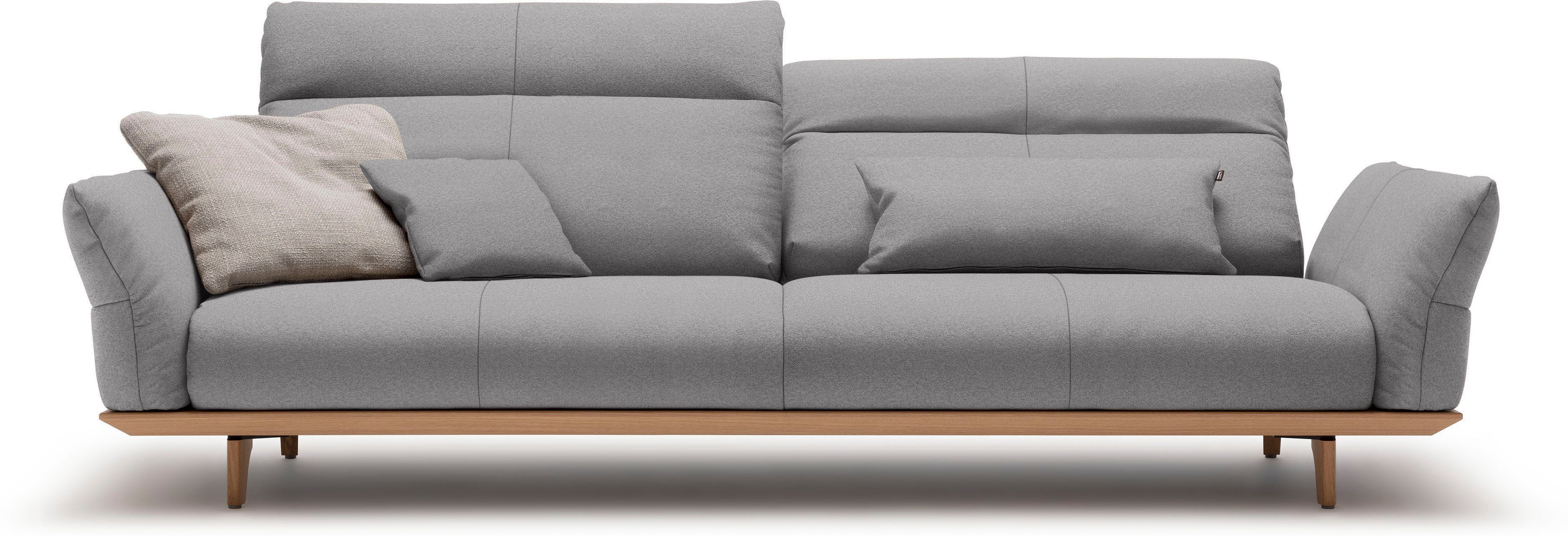 4-Sitzer 248 natur, Füße hülsta sofa Eiche in hs.460, Eiche, Breite cm Sockel