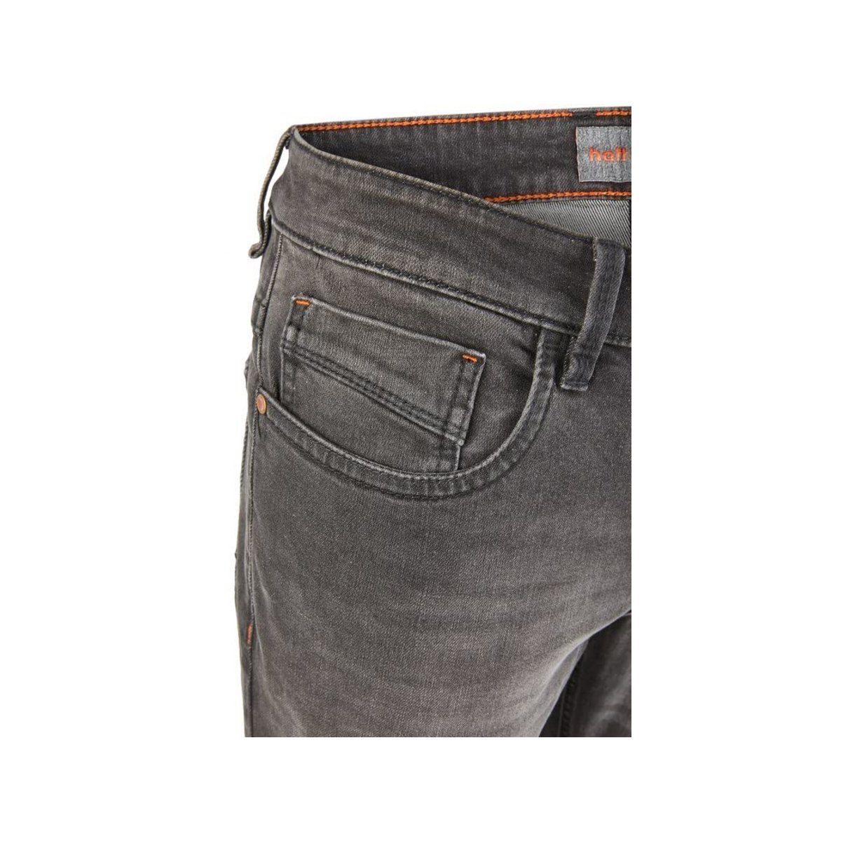 5-Pocket-Jeans black schwarz (1-tlg) Hattric