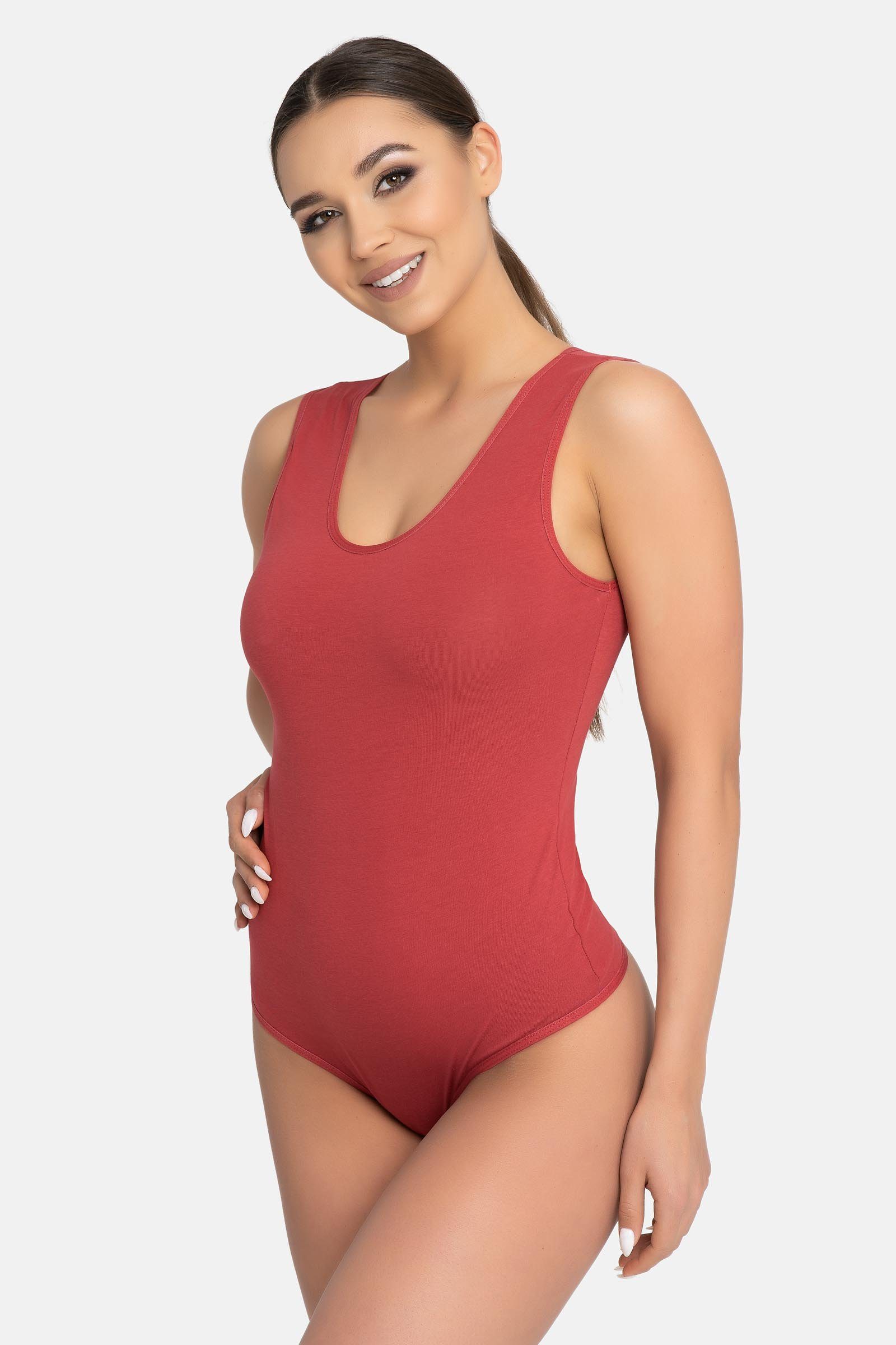 Evoni Stringbody Bodysuit mit breiten Trägern