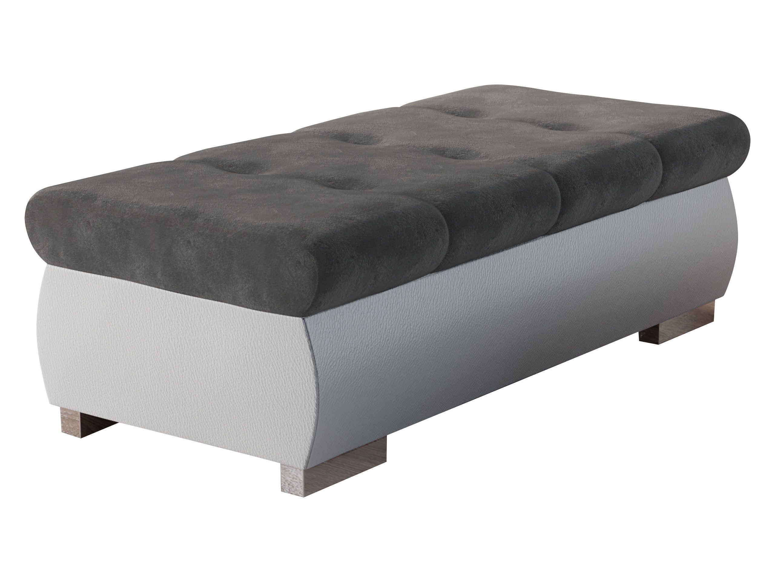 MIRJAN24 Polsterhocker Orkan Groß, Holzkonstruktion, 120x60x39 günstig online kaufen