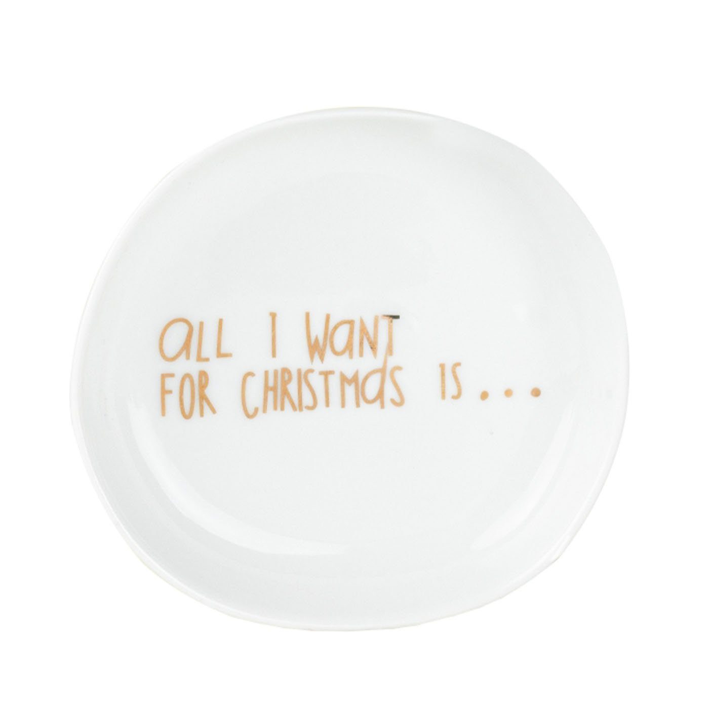 Räder Design Dessertschale Weihnachtsschälchen All i want for christmas D:10,5cm H:2cm