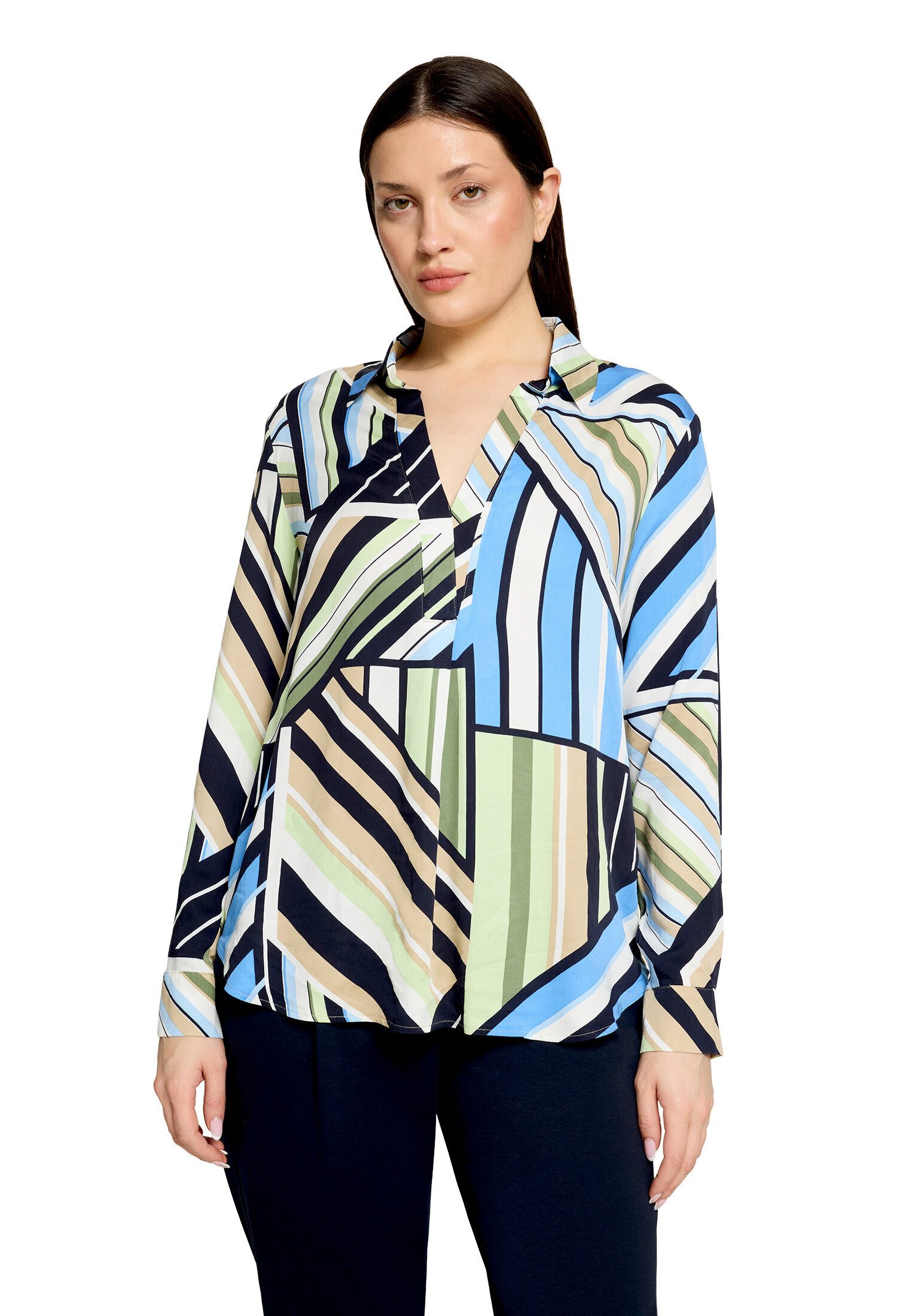 Schlupfbluse Damen langarm