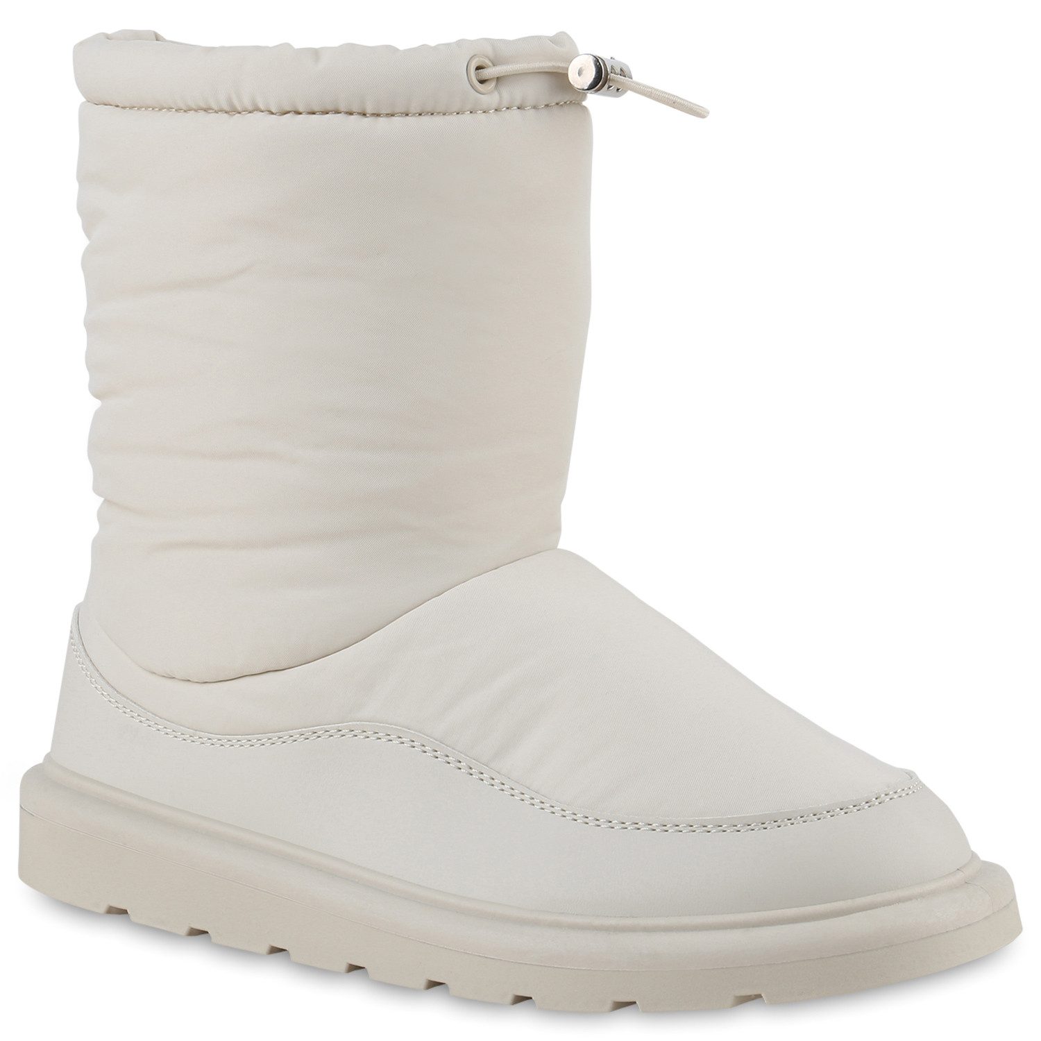VAN HILL 839618 Schlupfboots Damen Leicht Gefütterte Schlupfstiefeletten Profil-Sohle