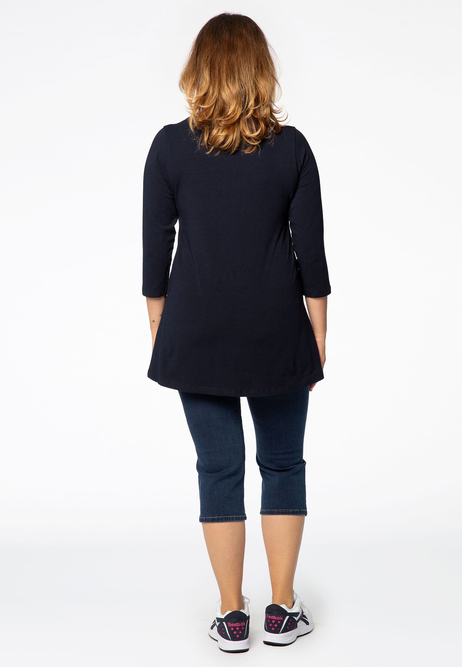 YOEK Langarmshirt Damen Tunika Große Größen günstig online kaufen