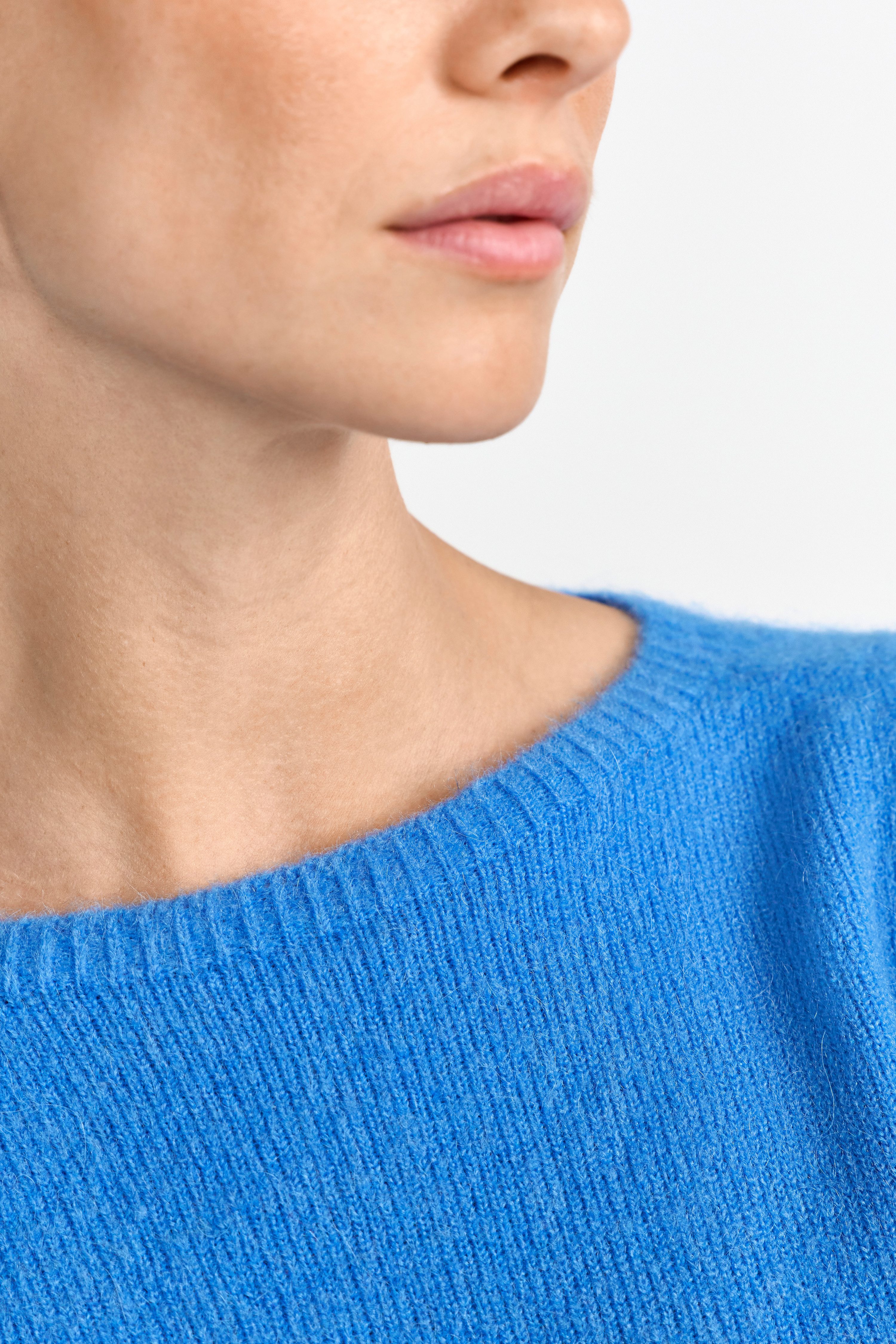 RICHROYAL Rundhalspullover in flauschiger Qualität günstig online kaufen