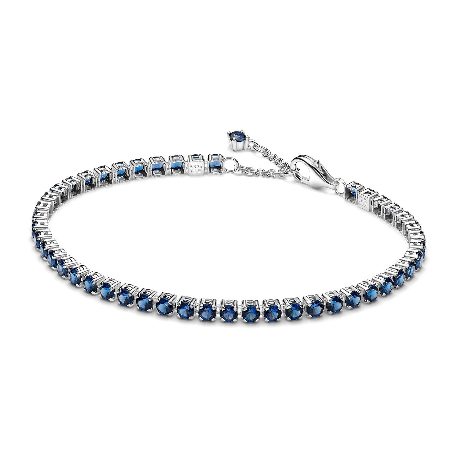 Pandora Tennisarmband Tennis- Silber Funkelndes Blau günstig online kaufen