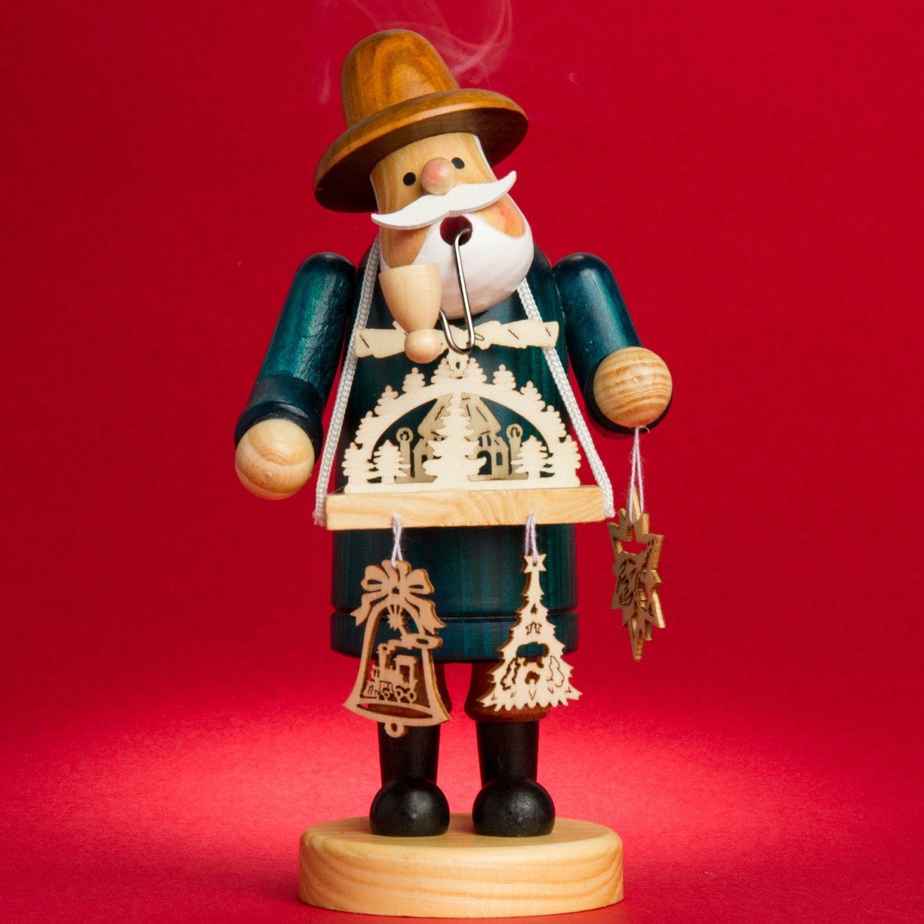 SIKORA Weihnachtsfigur RM-A Räuchermännchen aus Holz günstig online kaufen