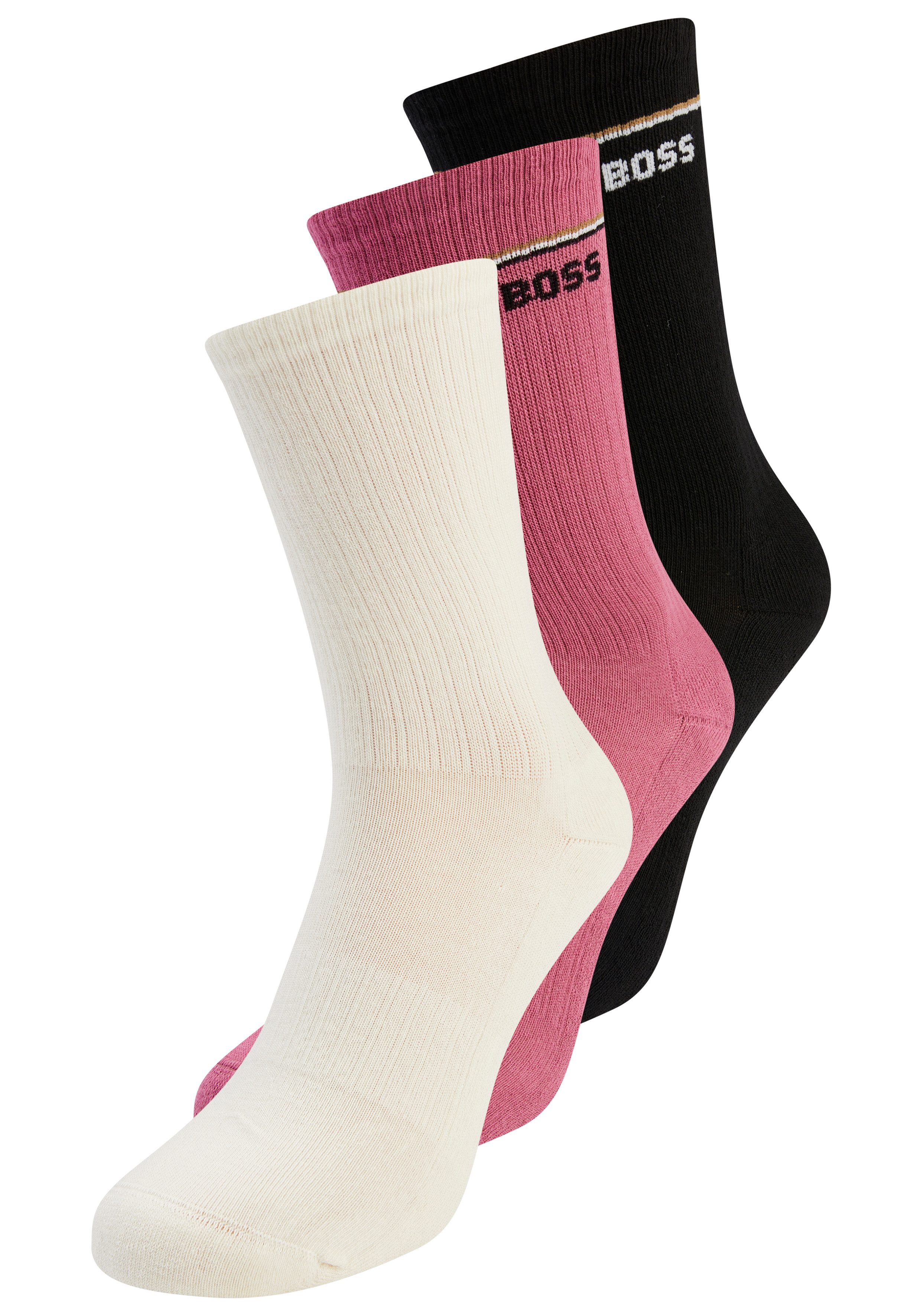 BOSS Basicsocken 3P QS Iconic CC günstig online kaufen