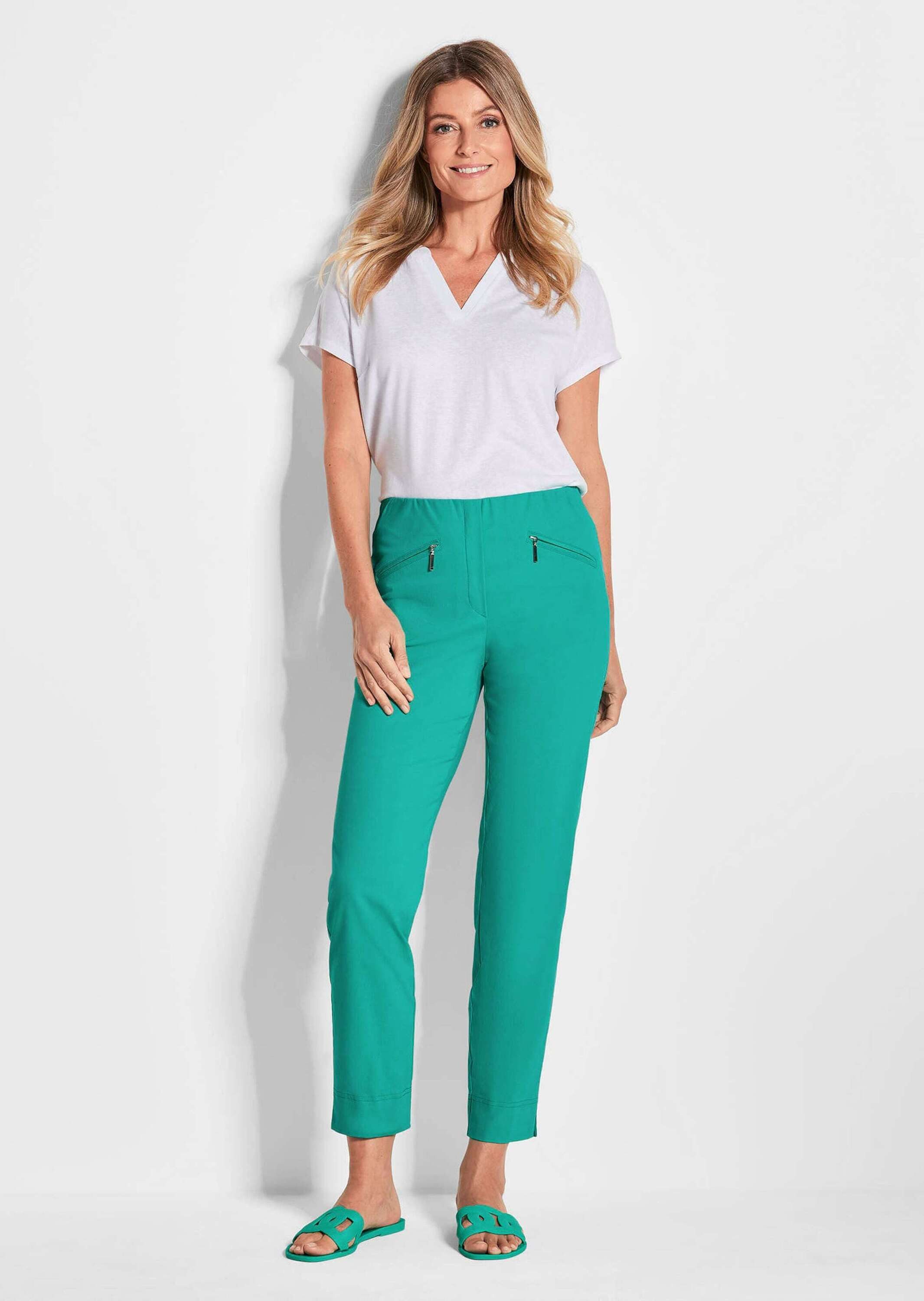 GOLDNER 7/8-Caprijeans 7/8-Super-Stretch-Schlupfhose LOUISA günstig online kaufen