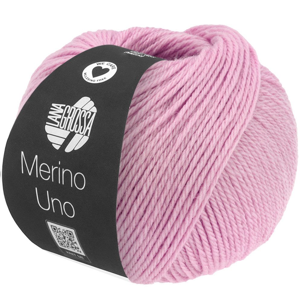 LANA GROSSA MERINO UNO Häkelwolle, 125 m (Extrafeine Merinowolle mit Superwash-Ausrüstung), 50 g