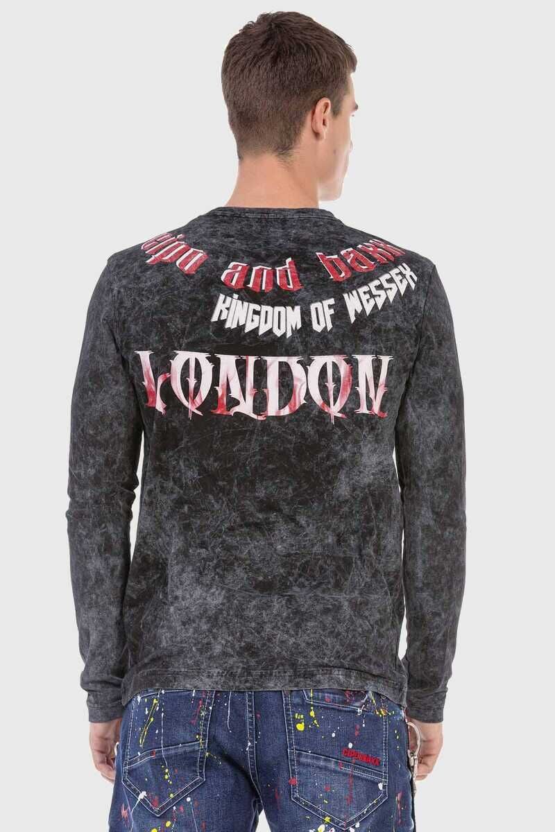 Cipo & Baxx T-Shirt Sweatshirts mit Print auf Vorder- und Rückseite