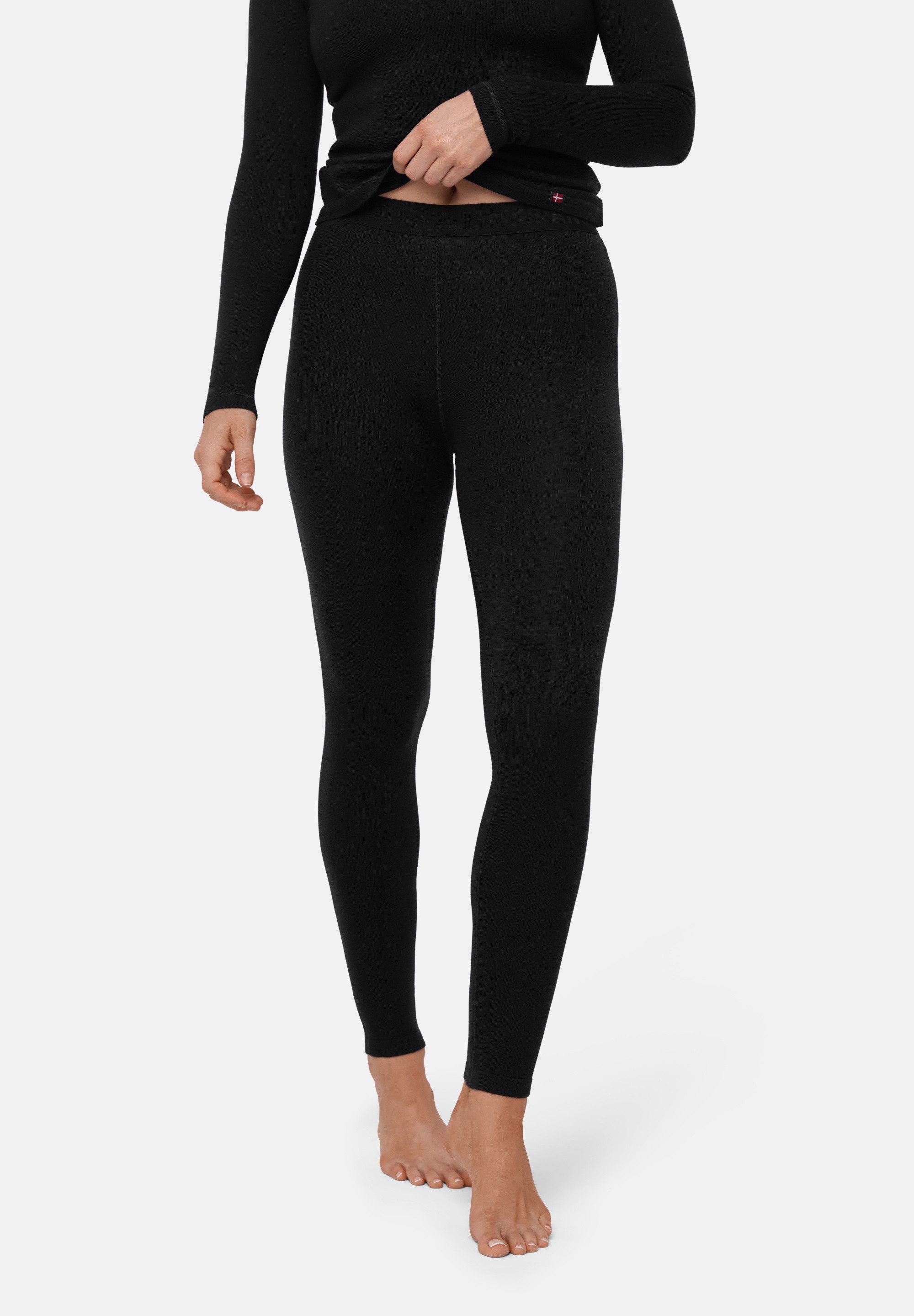 DANISH ENDURANCE Strumpfhose Extreme Merino Damen Merino Thermoleggings, atmungsaktiv, Ideal zum Ski fahren