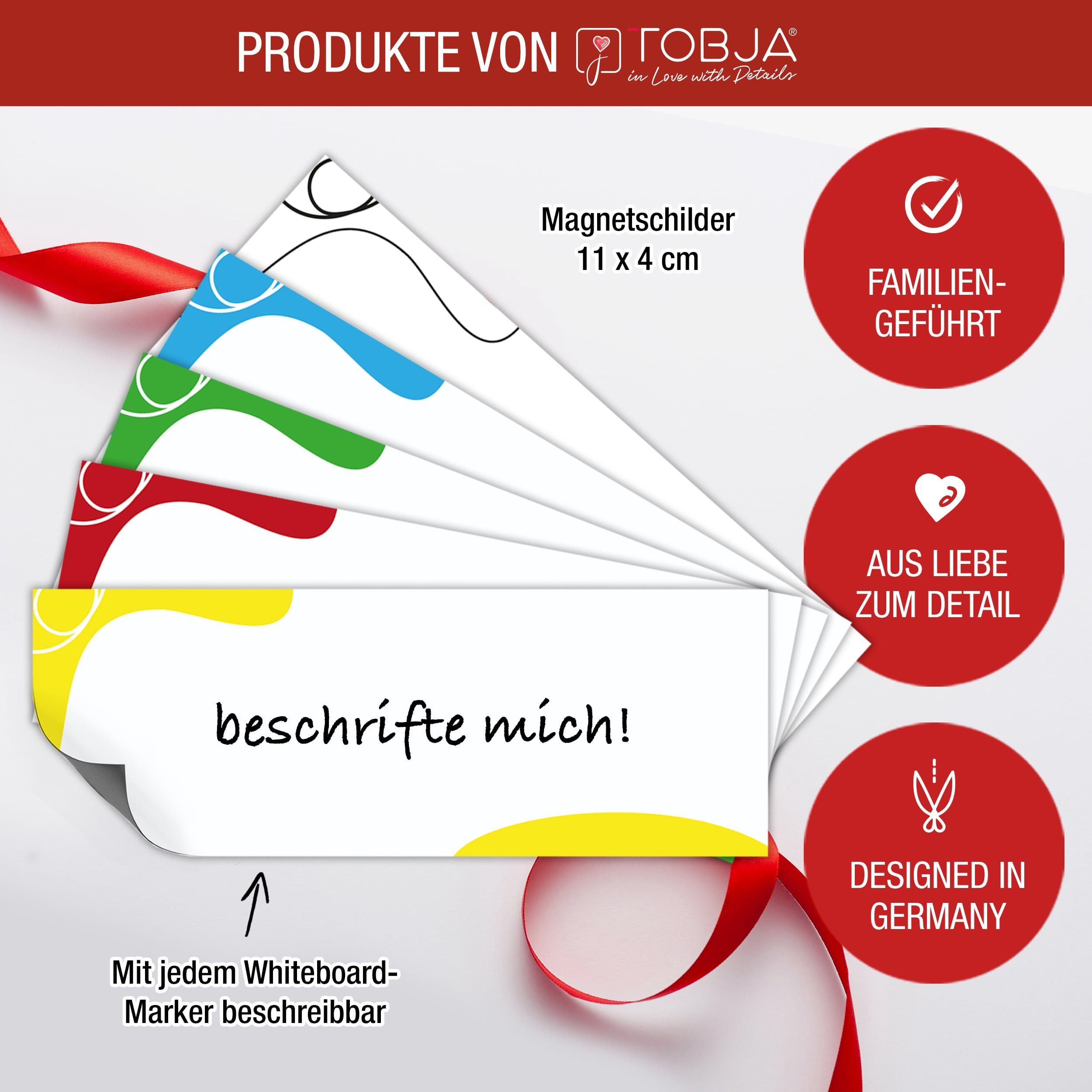 TOBJA Magnettafel 50 Magnetstreifen 110x40mm zum günstig online kaufen