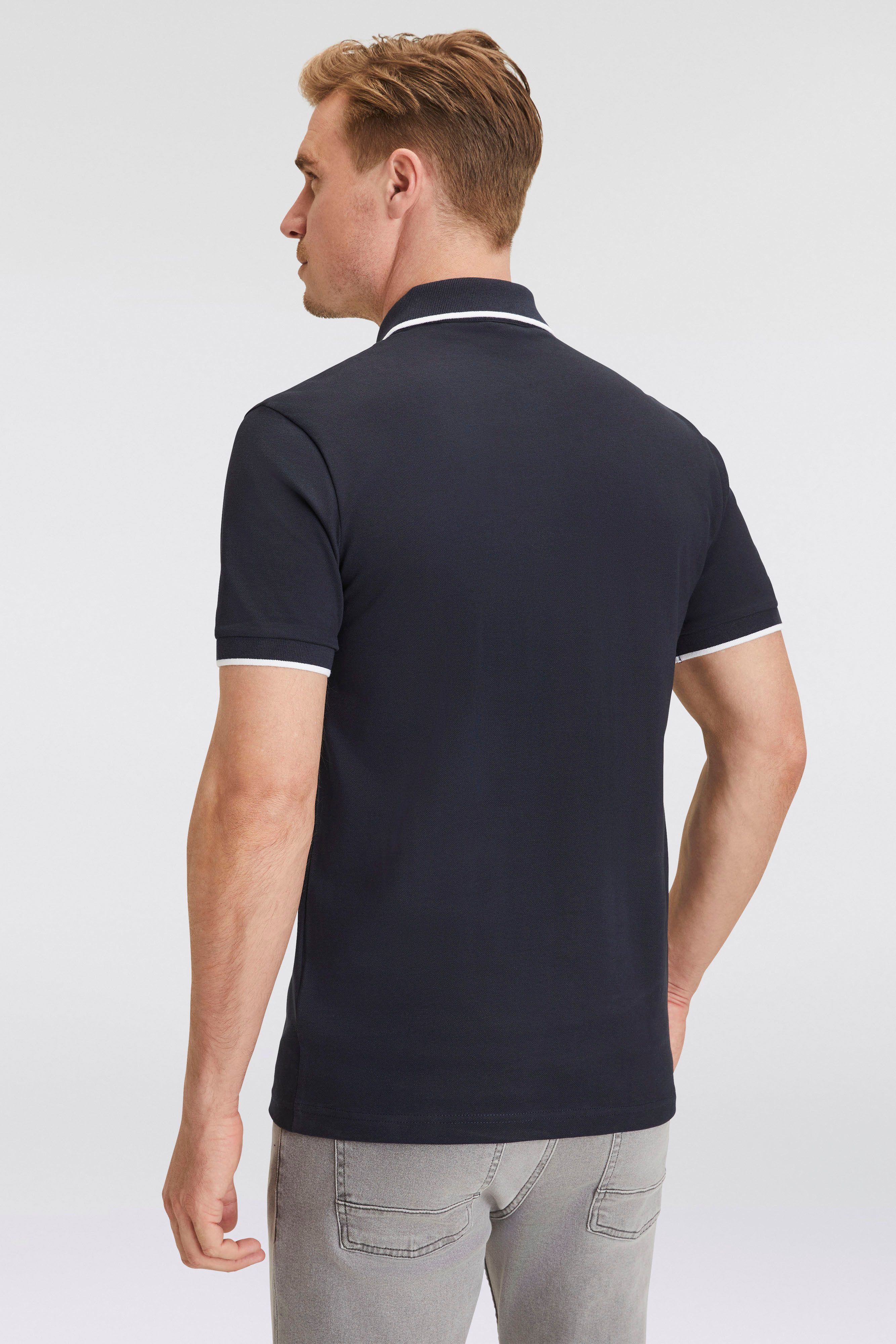 BOSS ORANGE Poloshirt Passertip mit BOSS Logo-Badge – Bild 5 von 5