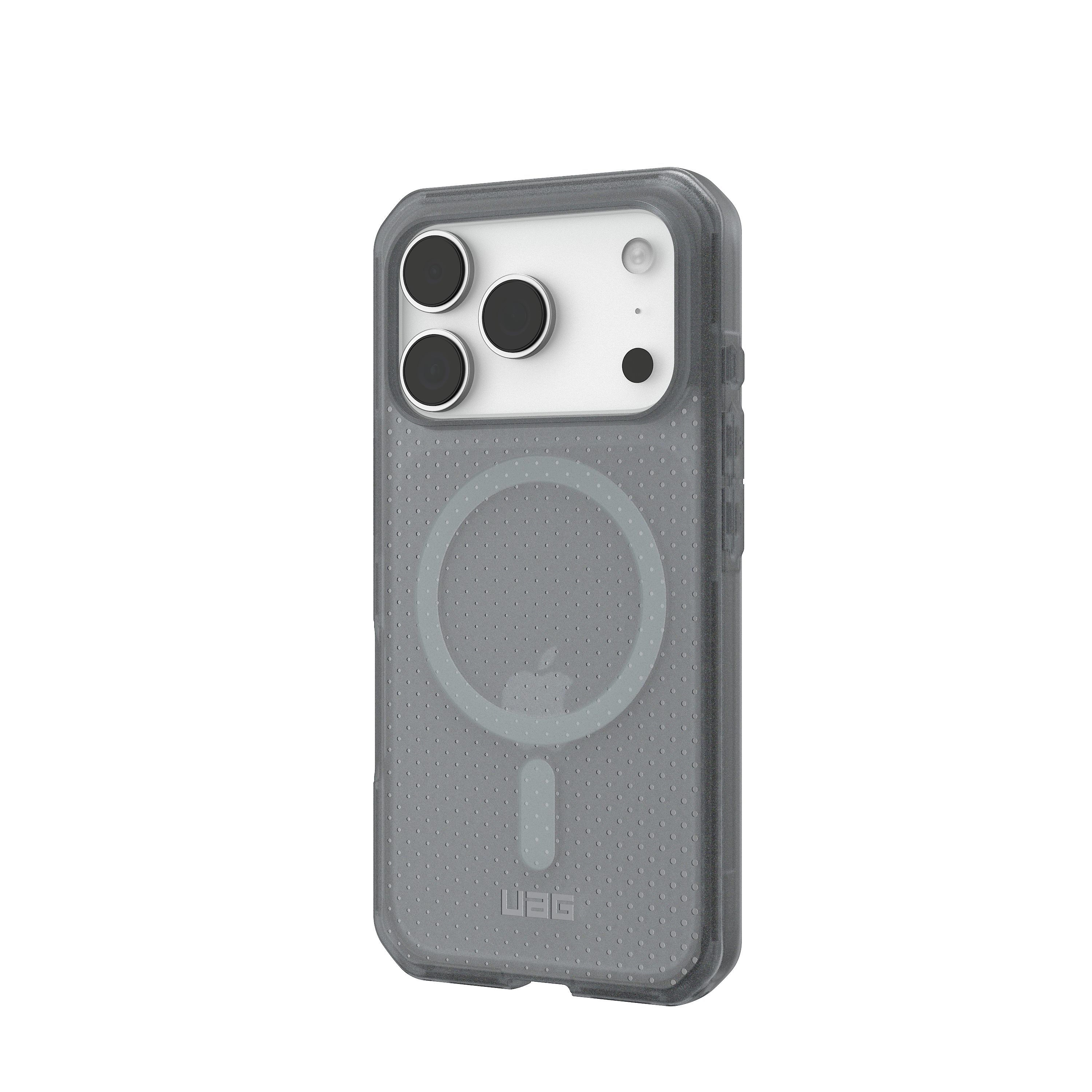 Urban Armor Gear Smartphone-Hülle Dot MagSafe Case - iPhone 17 Pro Hülle, (4,6 Meter Fallschutz, Wireless-Charging kompatibel)