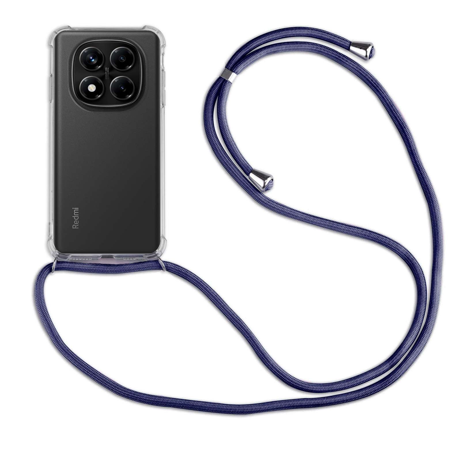 betterfon Handyhülle Handykett für Xiaomi Redmi Note 14 Serie Hülle mit Kordel Band, Hände frei – mit Silikonhülle & Schnur für flexiblen Alltag