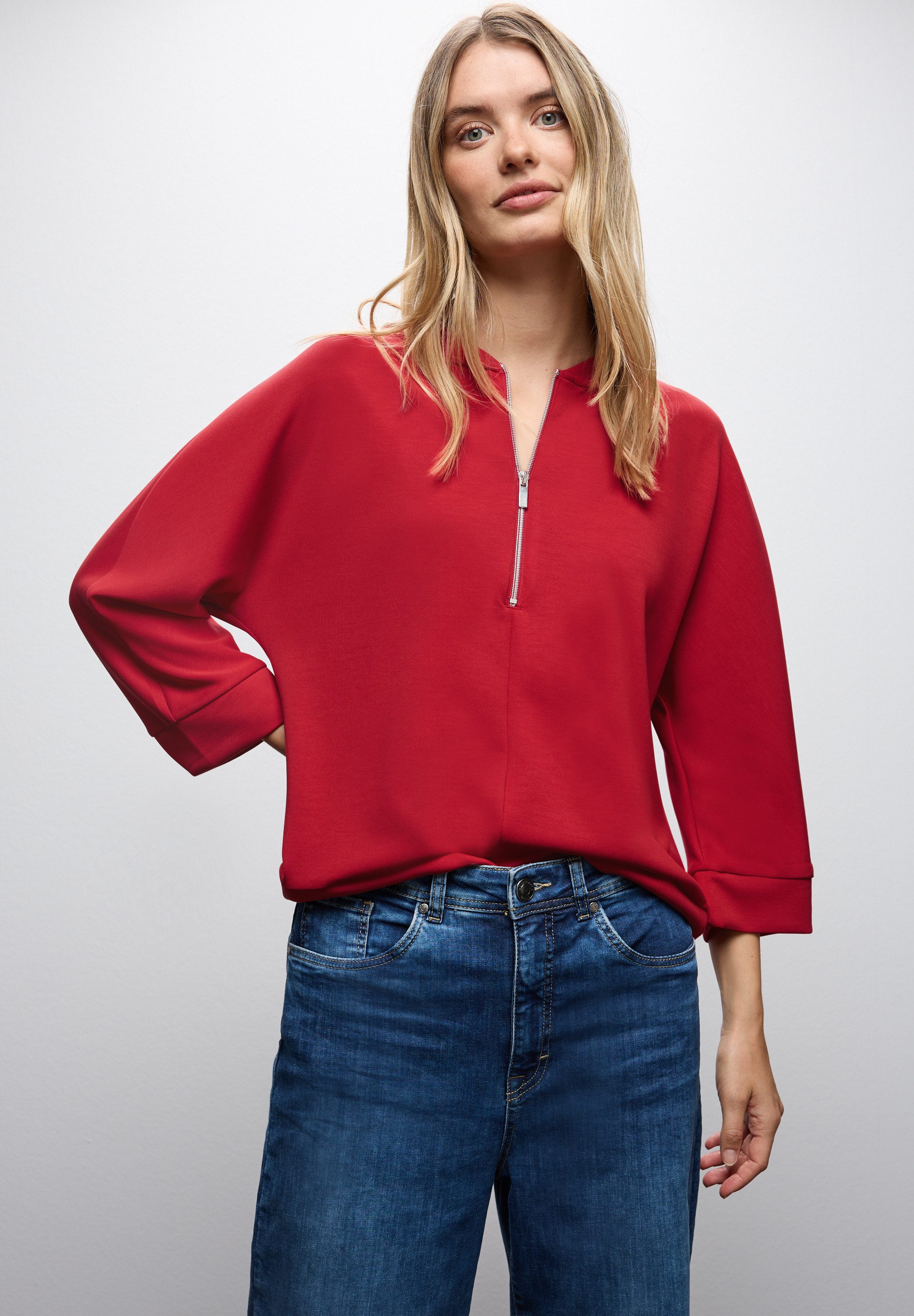 STREET ONE Sweatshirt mit Bündchen günstig online kaufen