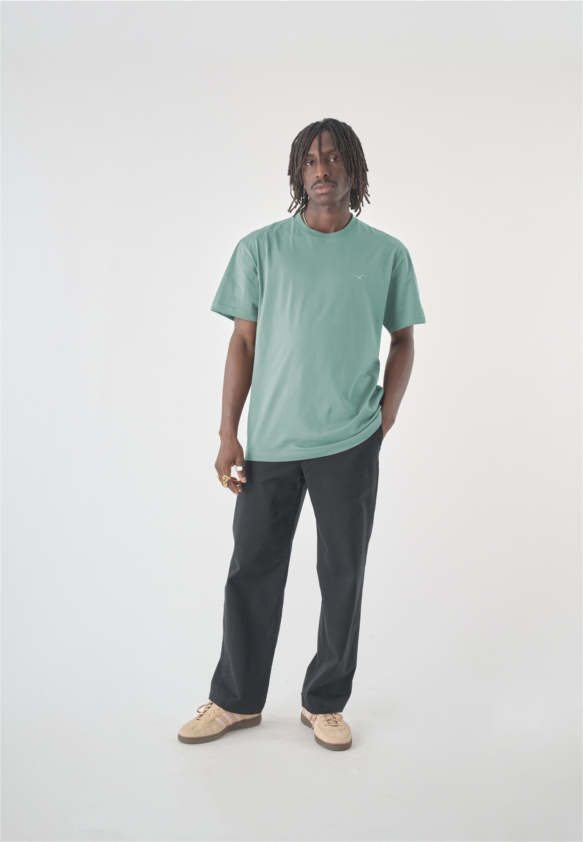 Cleptomanicx T-Shirt Ligull Boxy 2 in schlichtem Design