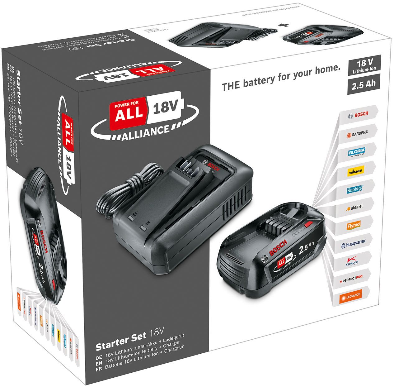 Bosch Home & Garden »PBA 18V 2.5Ah« Akku Starter-Set, inkl. Ladegerät – Bild 4 von 4