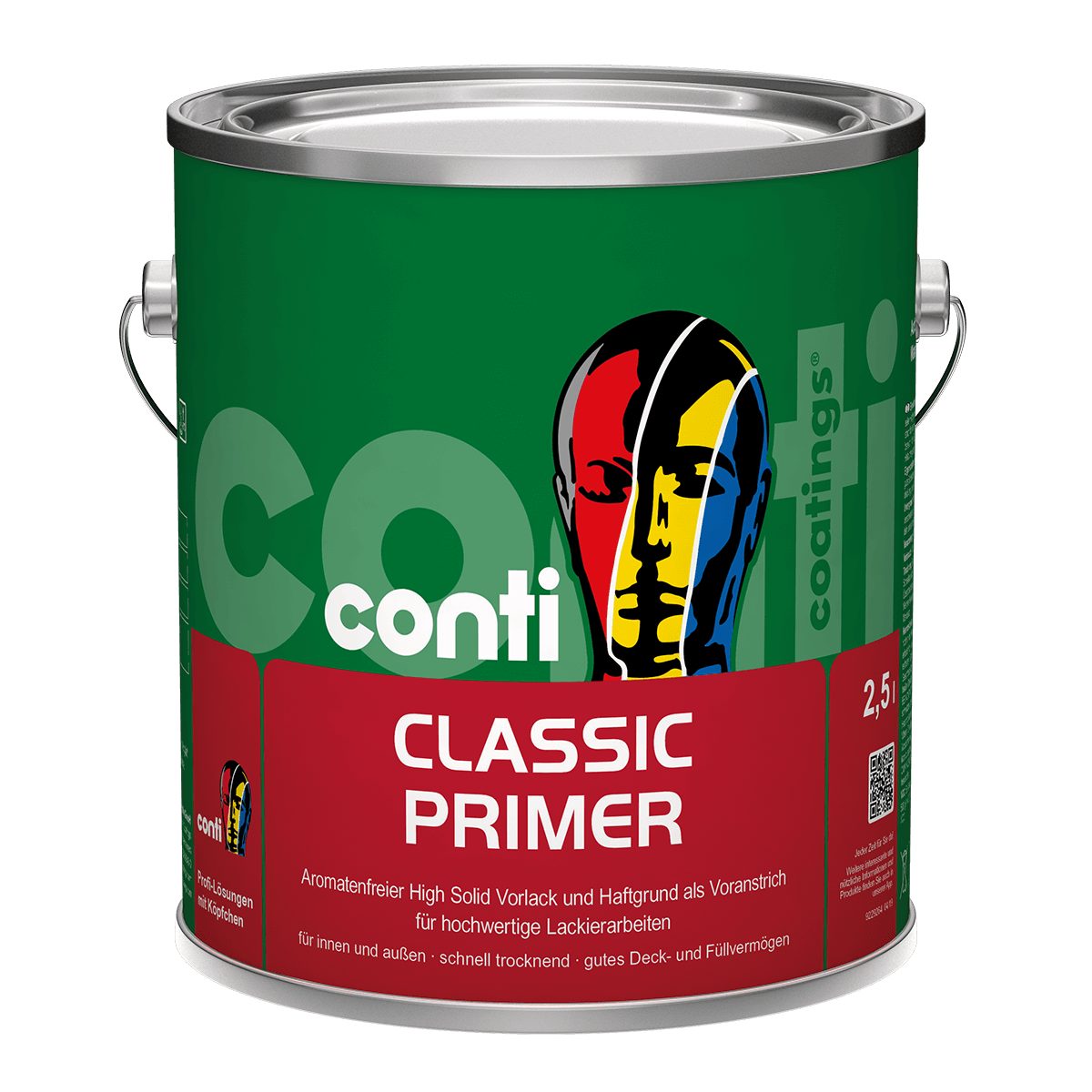 Conti Coatings Holzgrundierung Conti® Classic Primer Grundierung 2,5 Liter