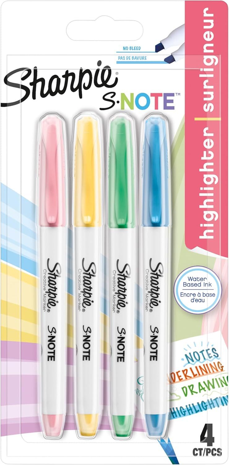 Sharpie Marker Sharpie S-Note Kreativmarker Mix 4er