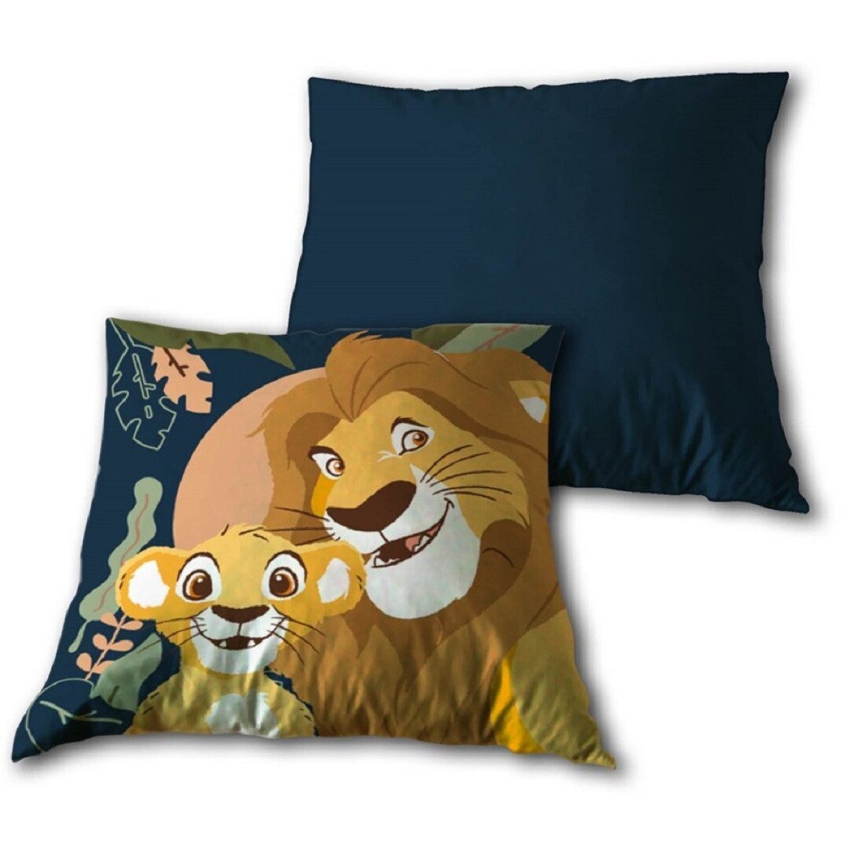 Disney The Lion King Dekokissen 1 Stück Kissen Velboa 35 × 35 cm weich und dekorativ