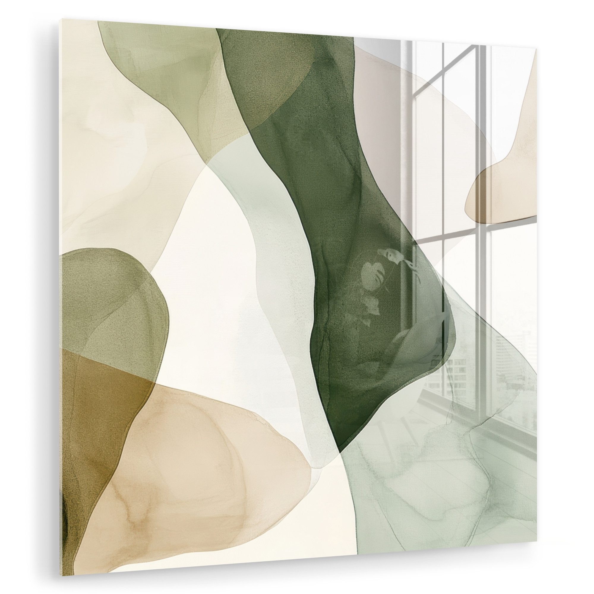 MuchoWow Acrylglasbild Japandi - Abstrakt - günstig online kaufen