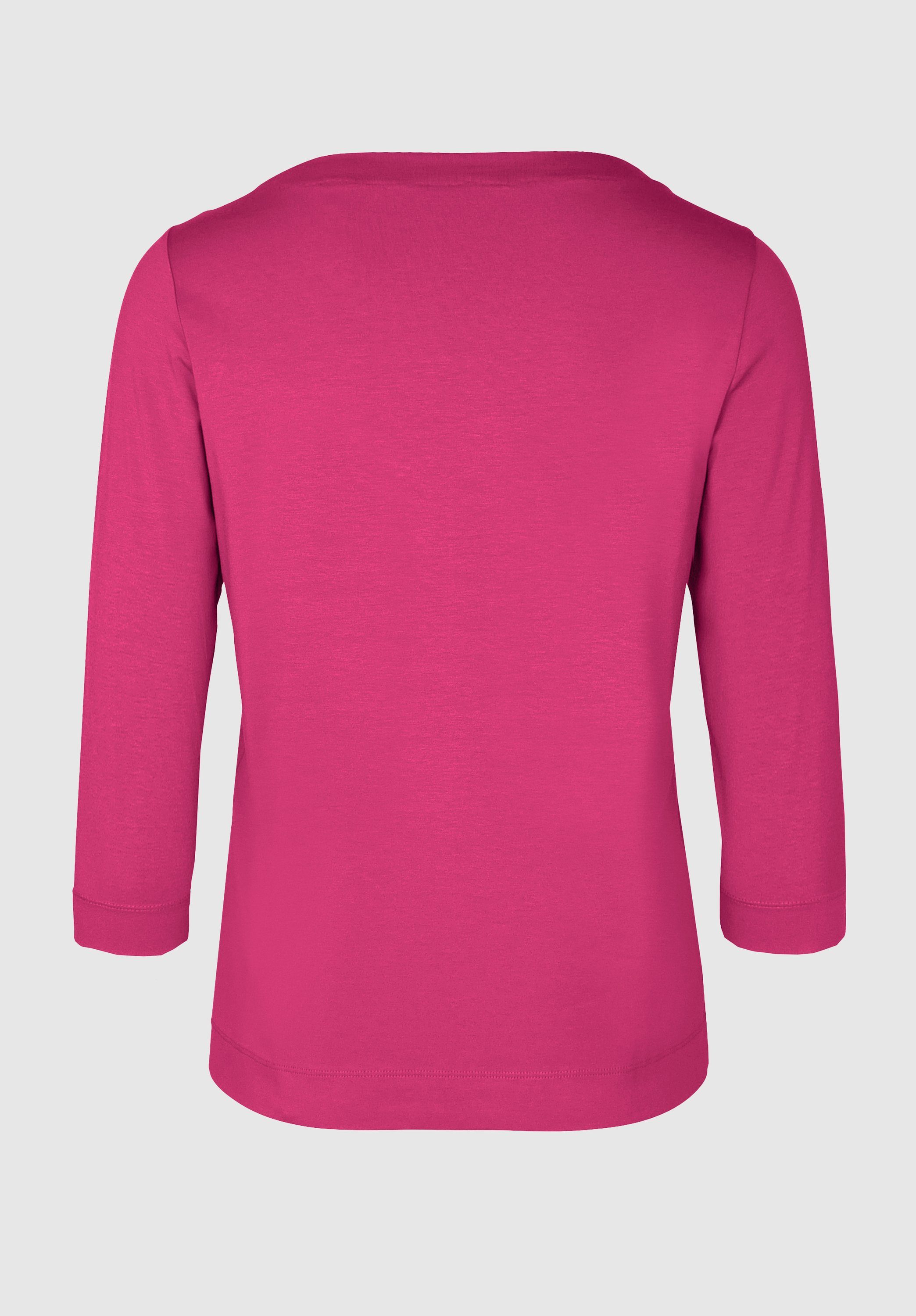 und pink DIELLA in Trendfarben angesagten Look modernem bianca 3/4-Arm-Shirt cool