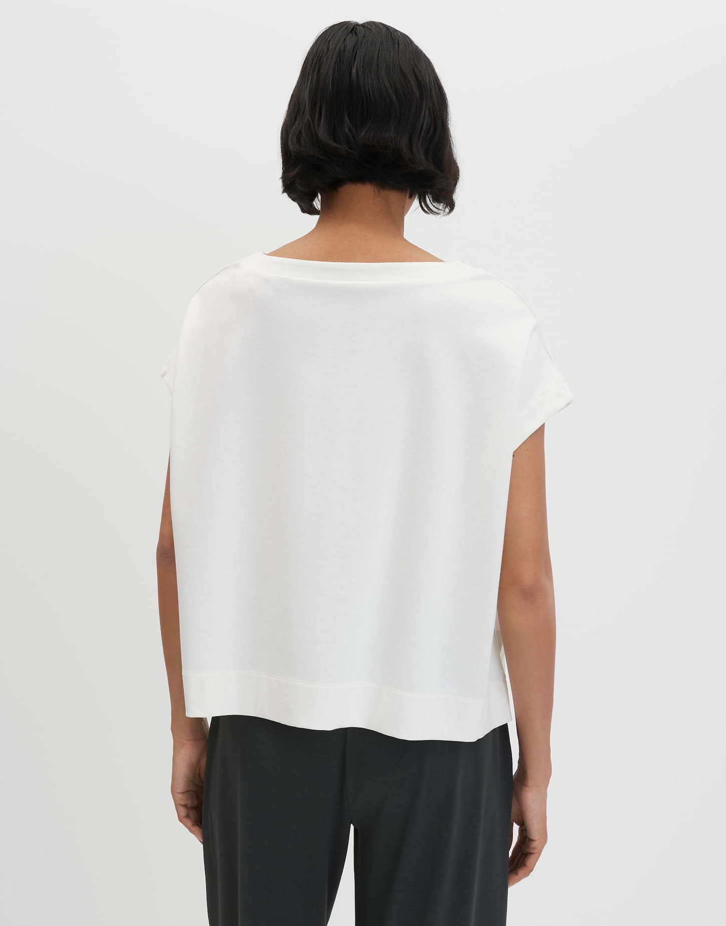 someday Kurzarmshirt Kadalia aus softem Jersey Boxy Shirt Regular Fit Soft und unkompliziert für entspannte Alltagslooks