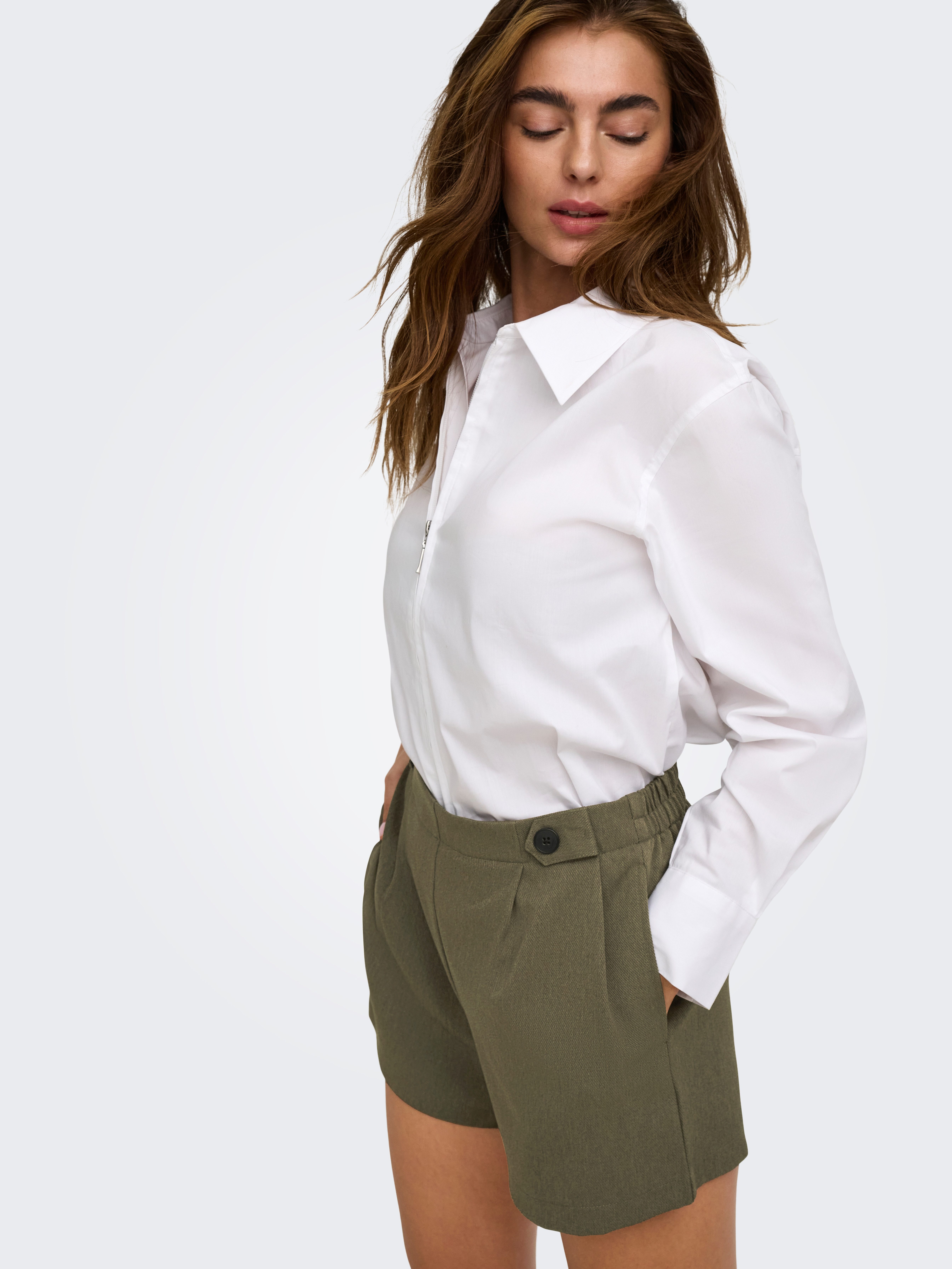 ONLY Shorts ONLLUPI HW SHORTS TLR Kunstfaser