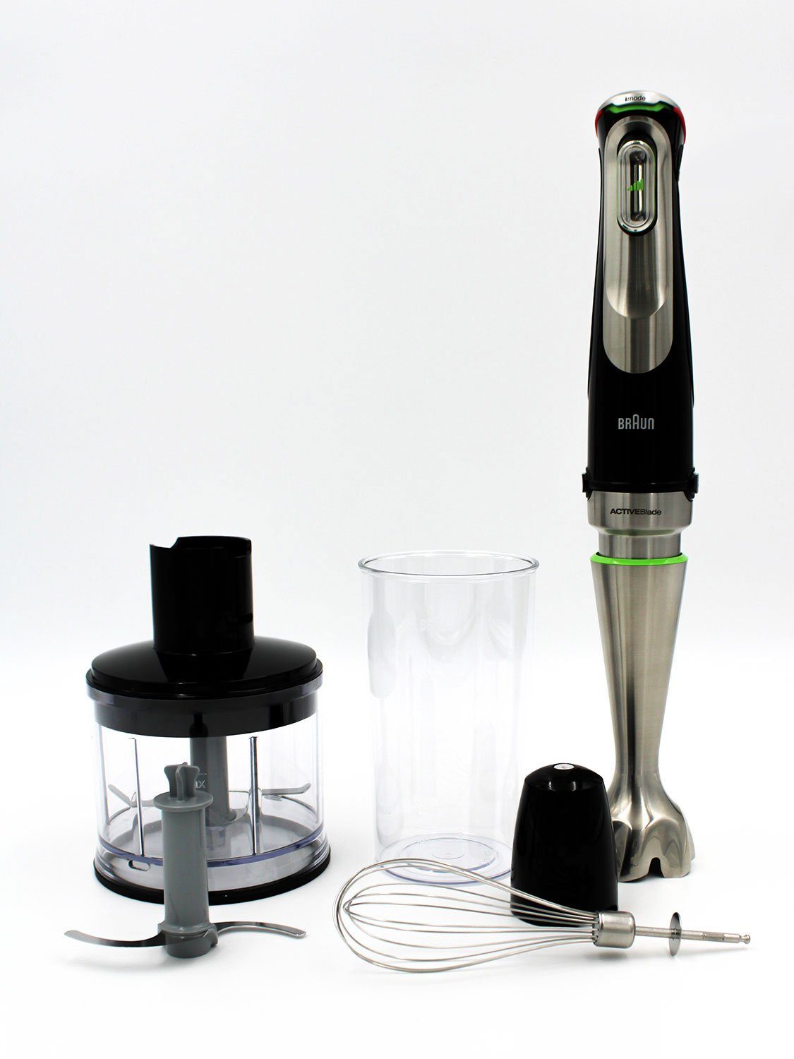 Braun Stabmixer MQ 9138XI MultiQuick 9 Stabmixer-Set mit Kaffee-/Gewürzmühlen-Zubehör