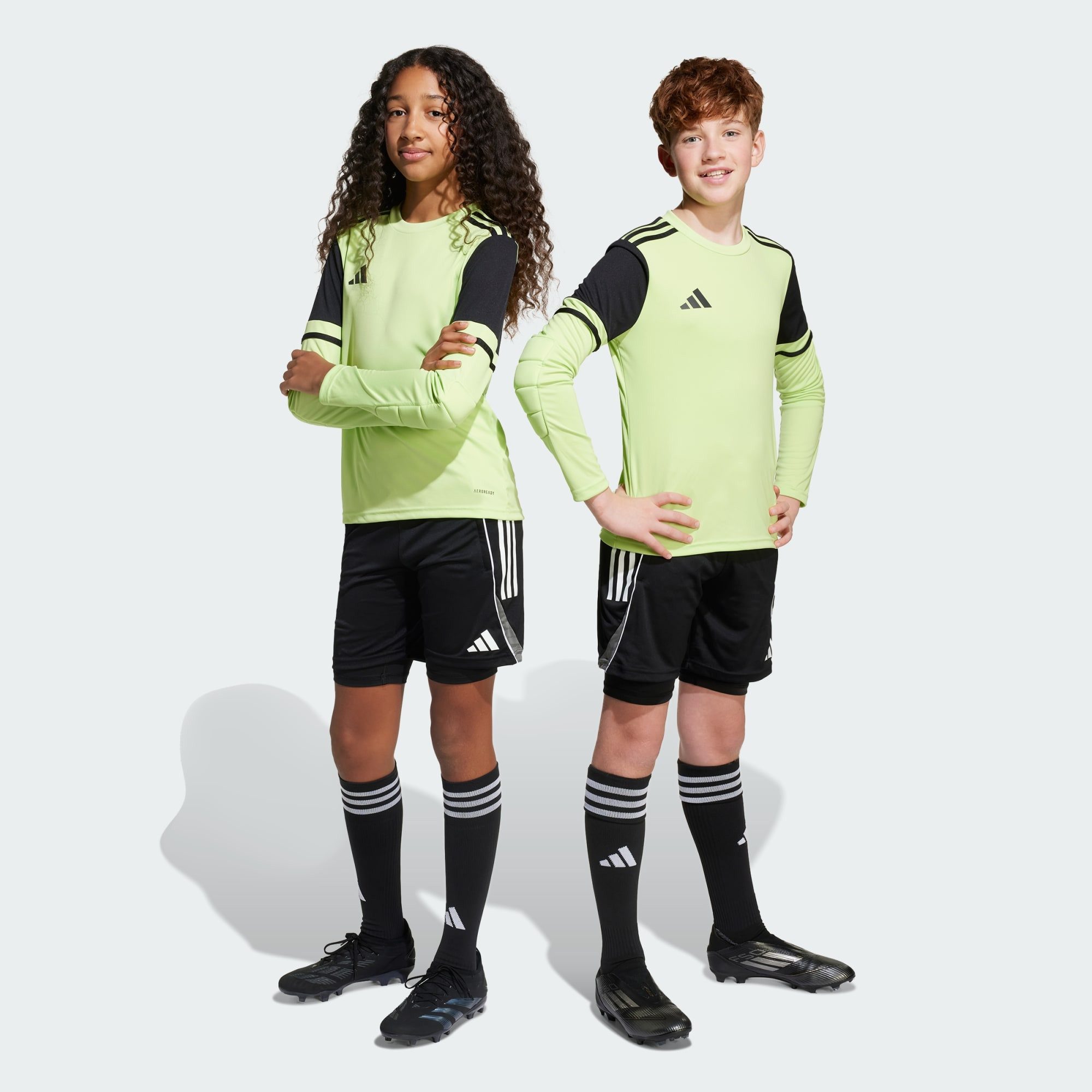 Fußball Torwarthose SQUADRA 25 GOALKEEPER PADDED KIDS KURZE LEGGINGS