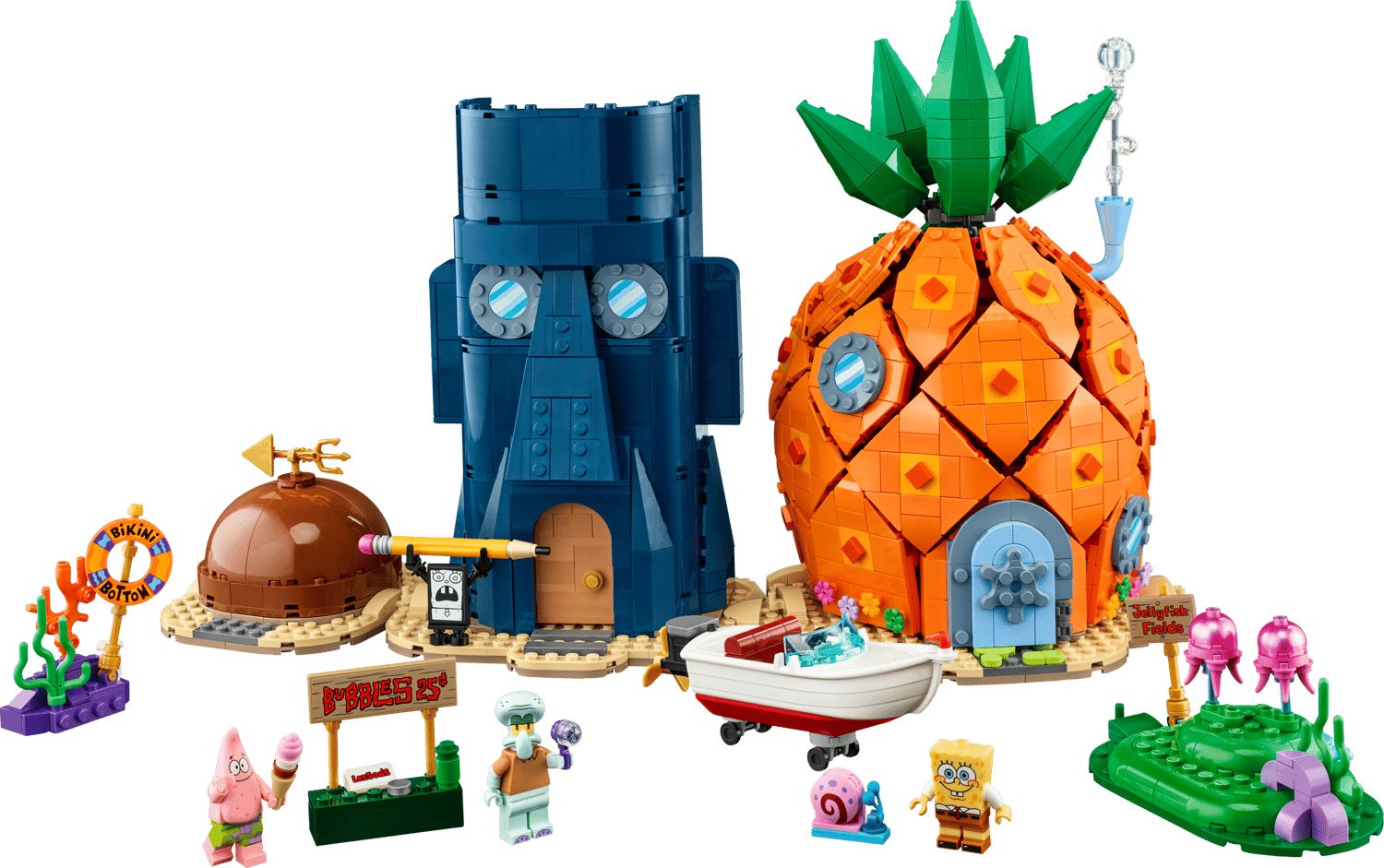 LEGO® Icons 11386 SpongeBob Schwammkopf: Bikini Bottom Spielbausteine, (Set, 1794 St., Set)