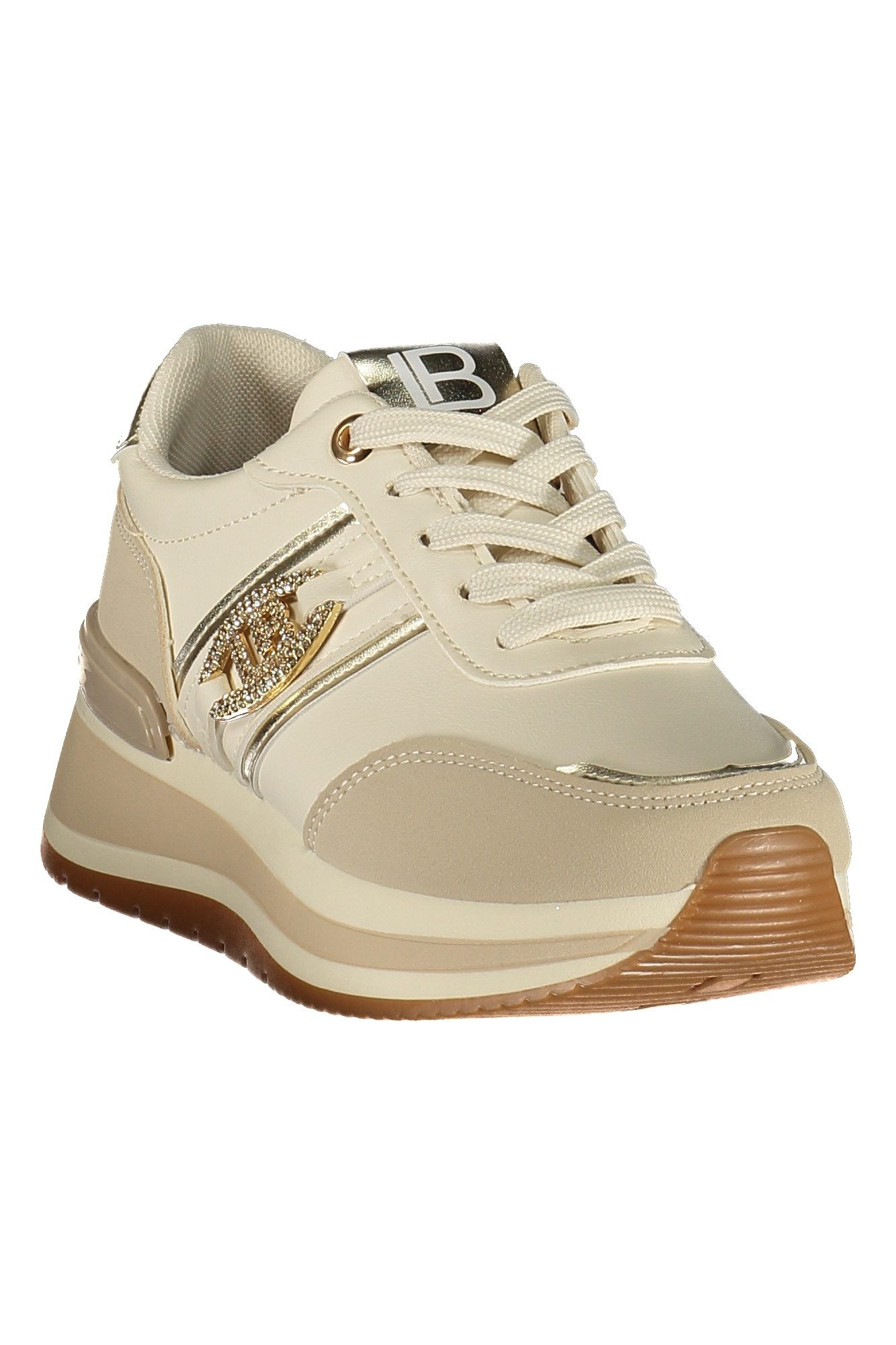 Laura Biagiotti Sneaker Eleganter Damen-Sportschuh in Beige mit
