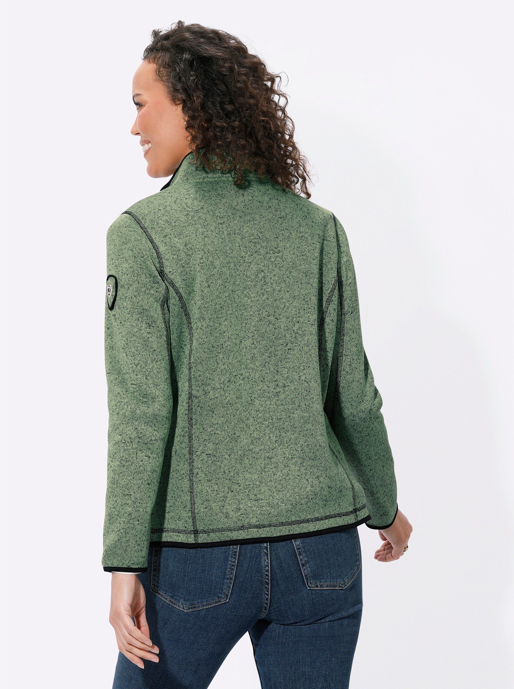 Witt T-Shirt Strick-Fleecejacke Langarm – Bild 2 von 4