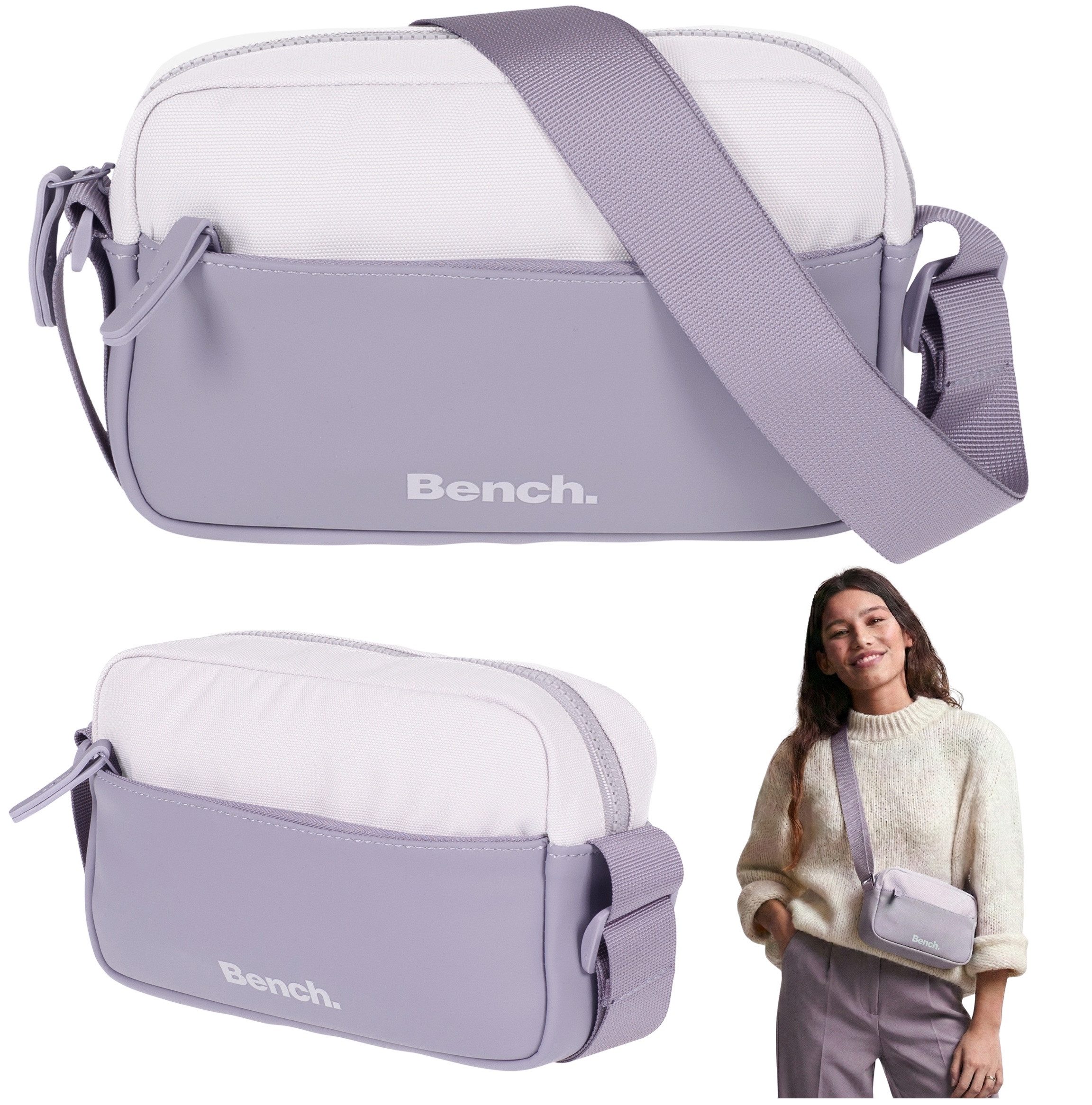 Bench. Handtasche Damen klein Schultertasche Umhänger Schultertasche, Umhängetasche Damentasche handbag Mädchen Style 64224 + Etui