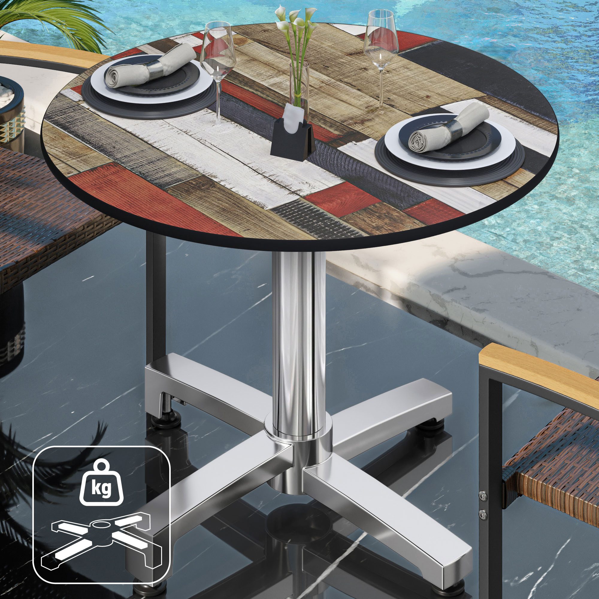 GGMMÖBEL Gartentisch CPBC