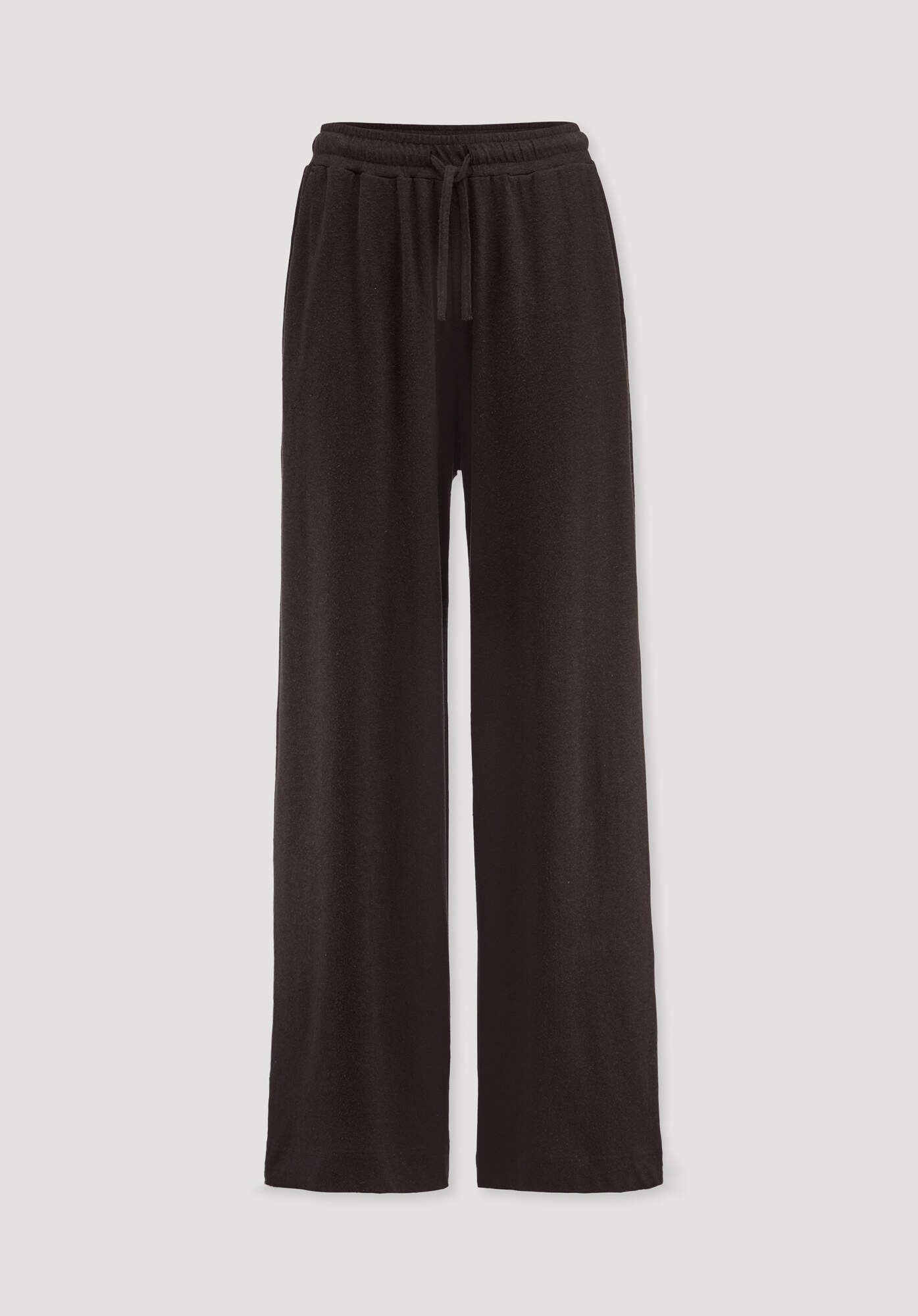 Hessnatur Jerseyhose Relaxed aus reiner Bio-Baumwolle mit Leinen (1-tlg)